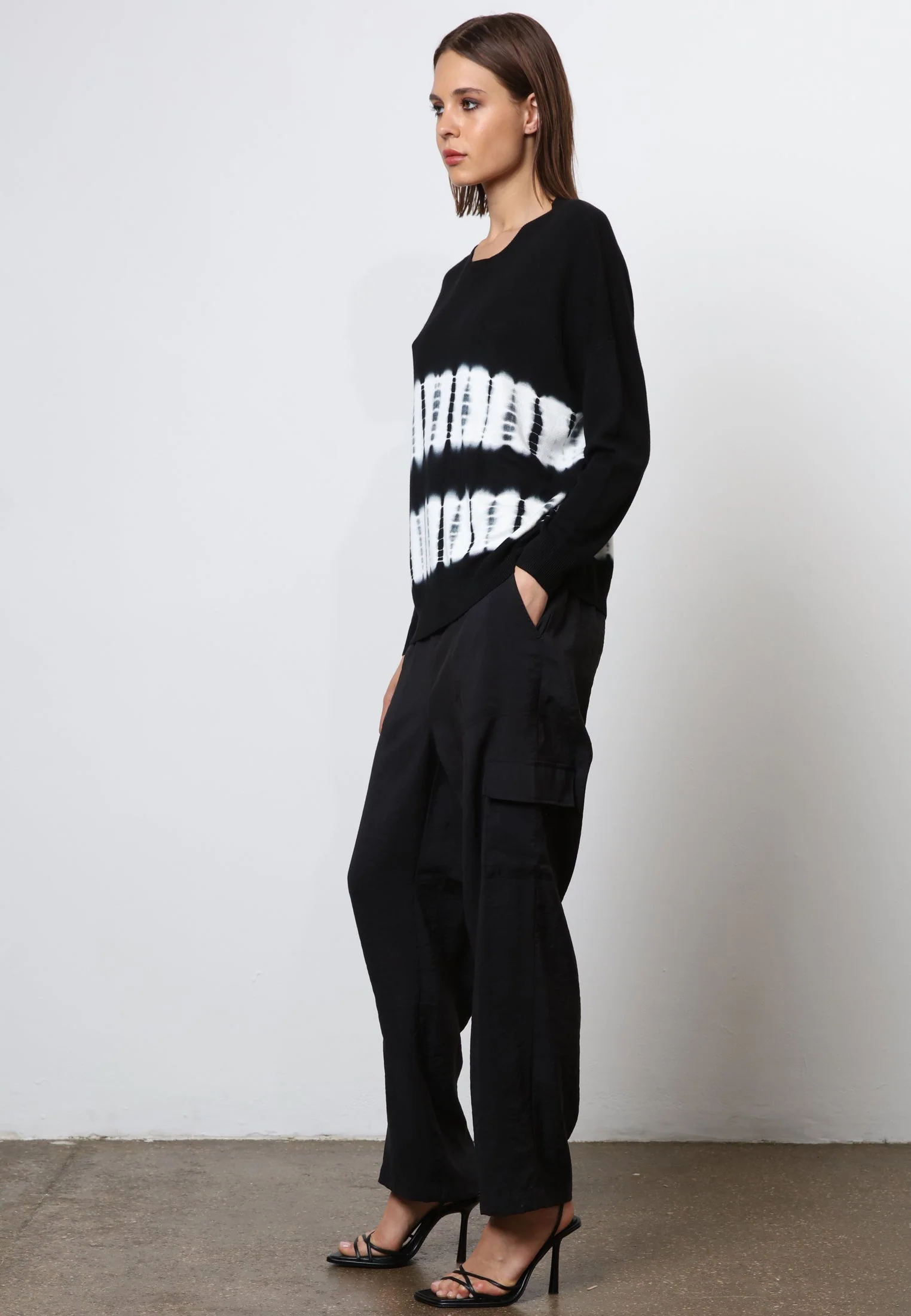 FADE TIE DYE COTTON JUMPER FADE PRINT - Image 3