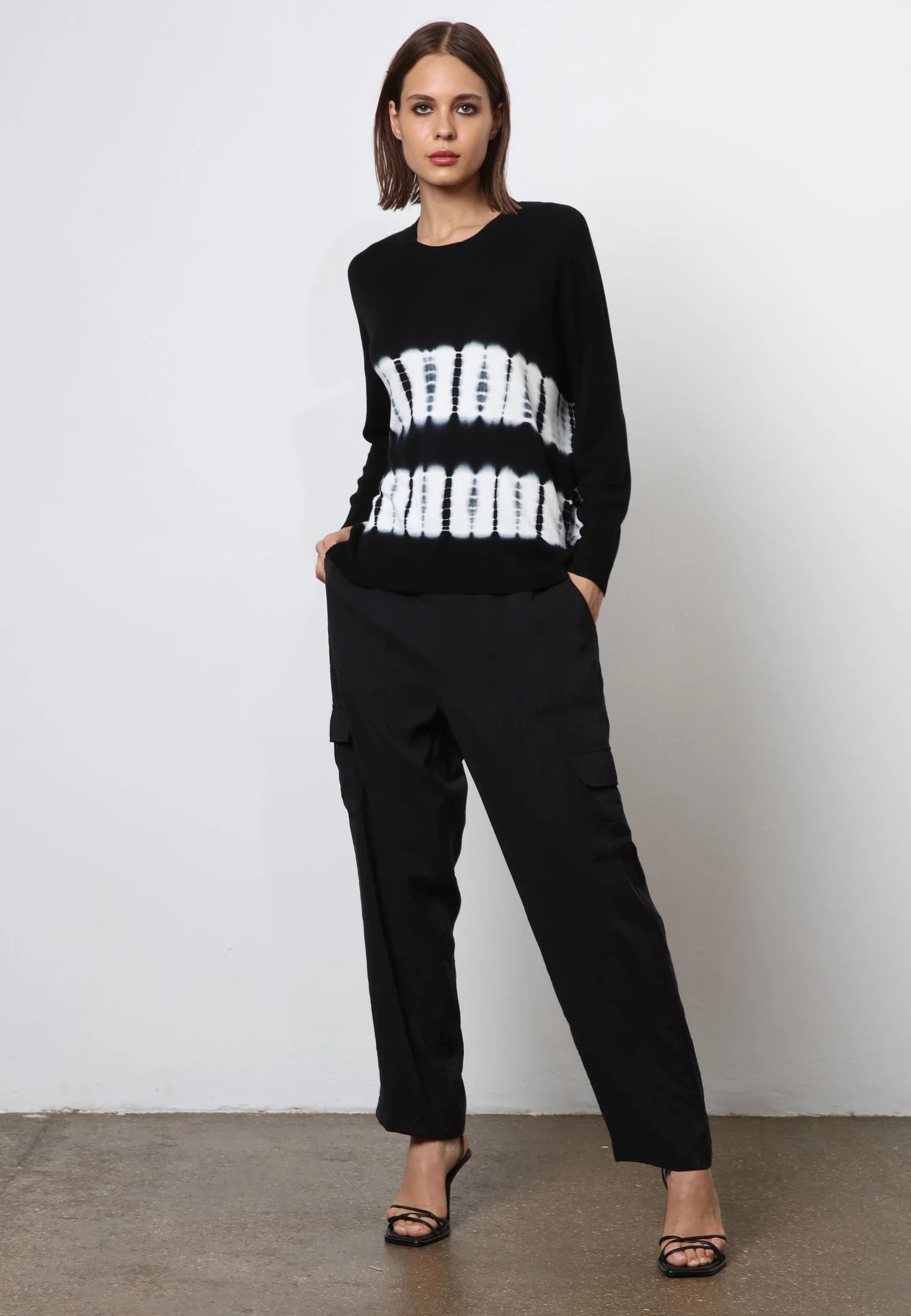 FADE TIE DYE COTTON JUMPER FADE PRINT - Image 5