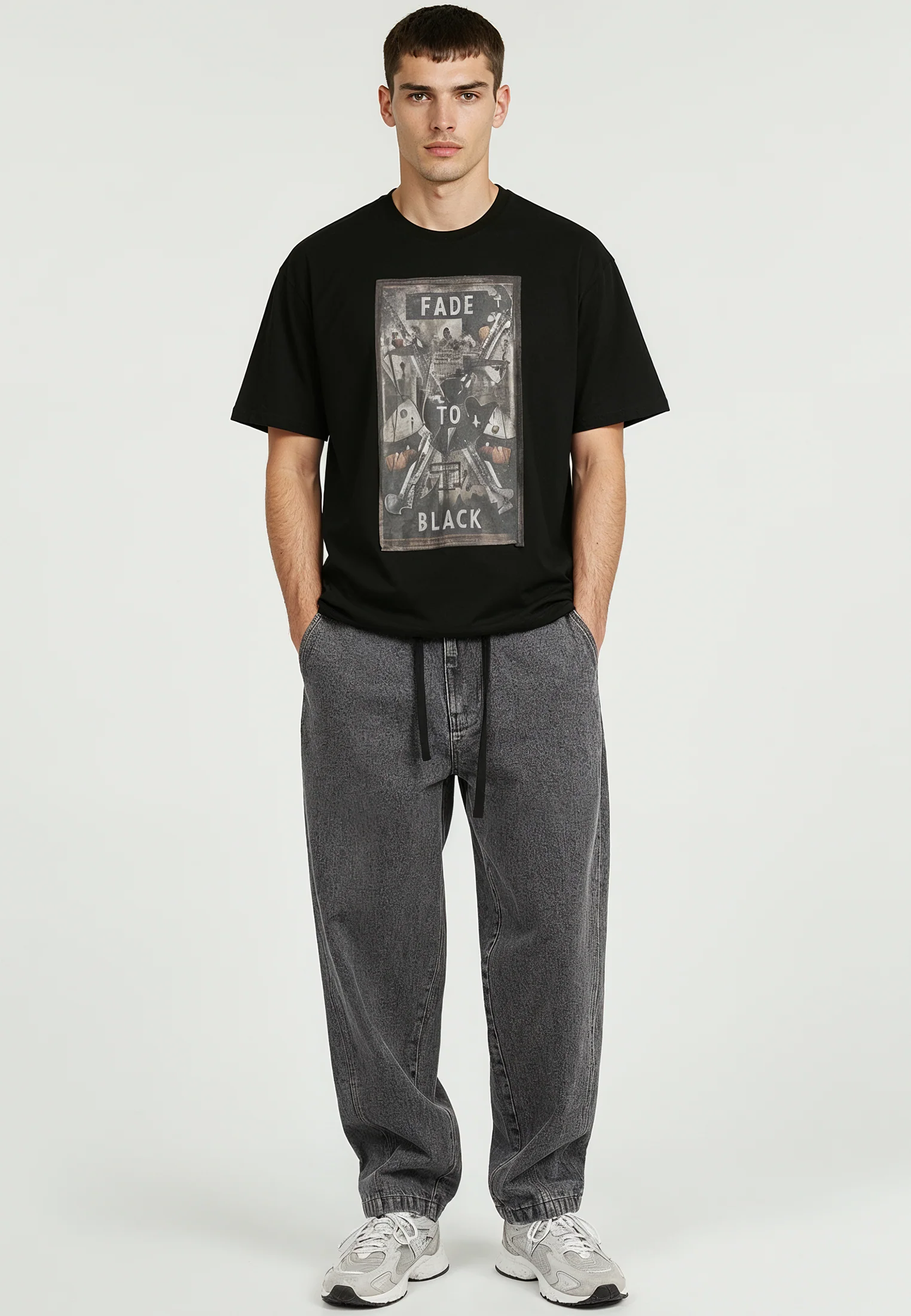 FADE TO BLACK T-SHIRT BLACK - Image 3