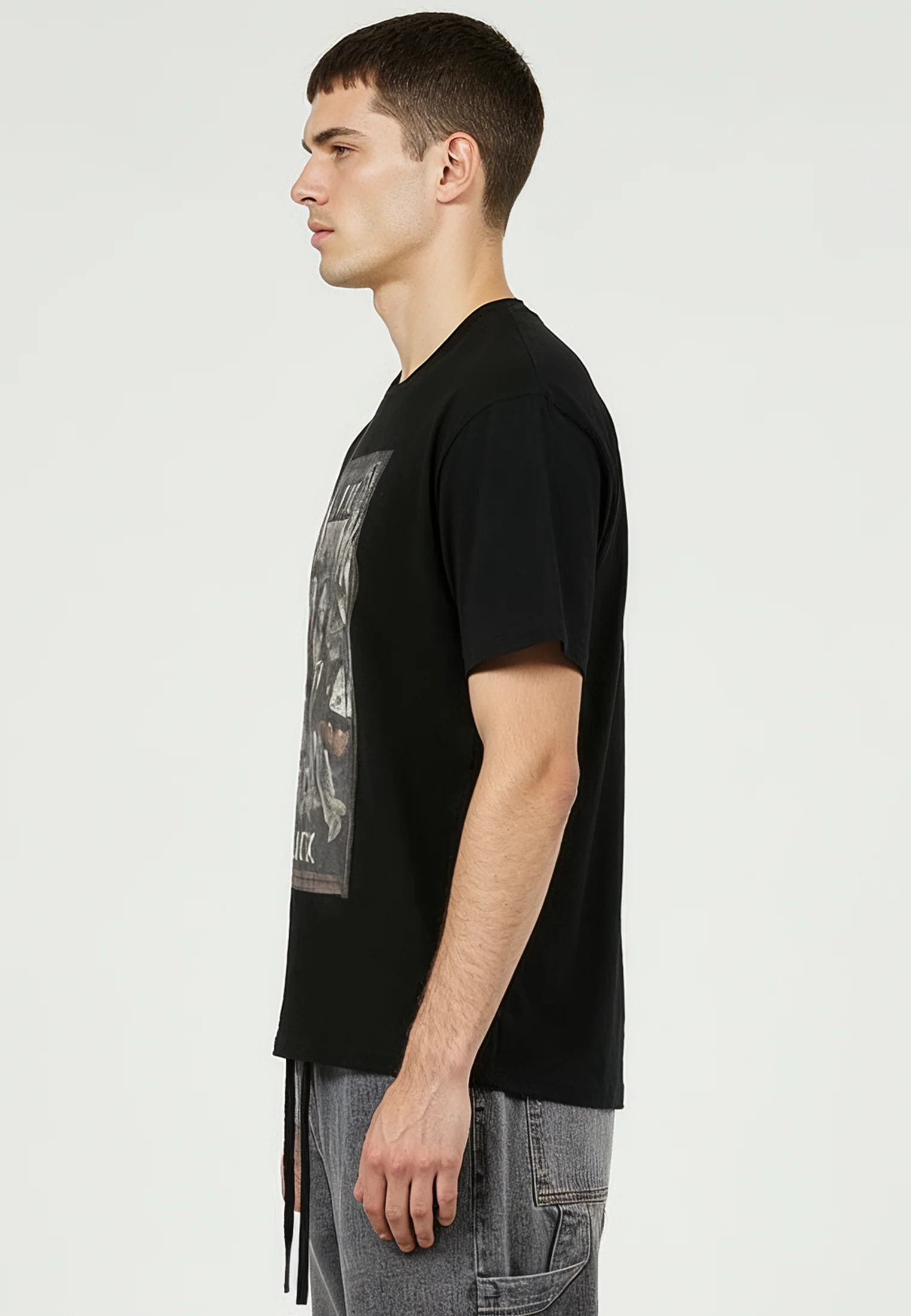 FADE TO BLACK T-SHIRT BLACK - Image 4