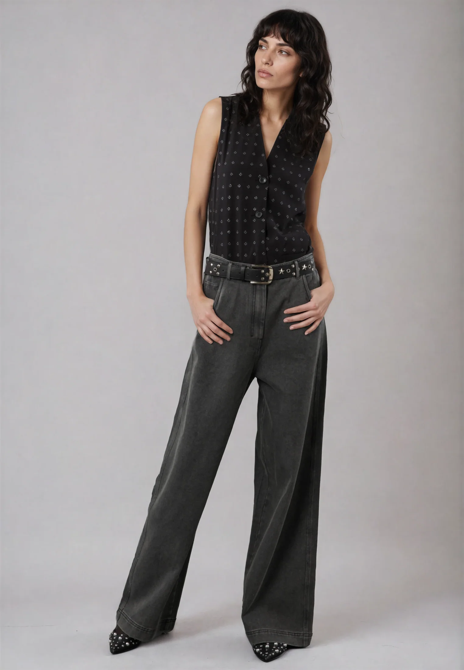 FLEET WAISTCOAT BLACK - Image 2