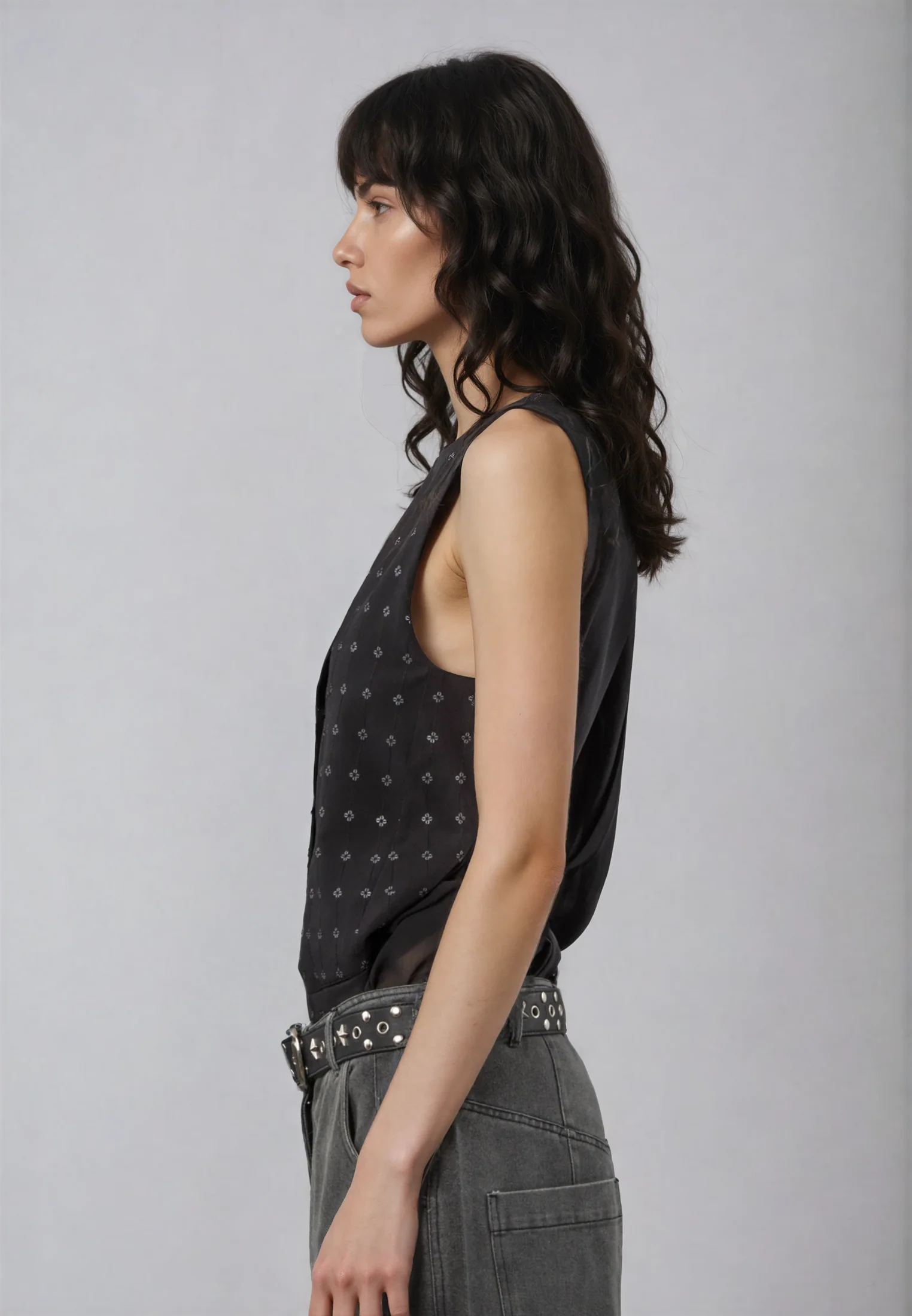 FLEET WAISTCOAT BLACK - Image 4
