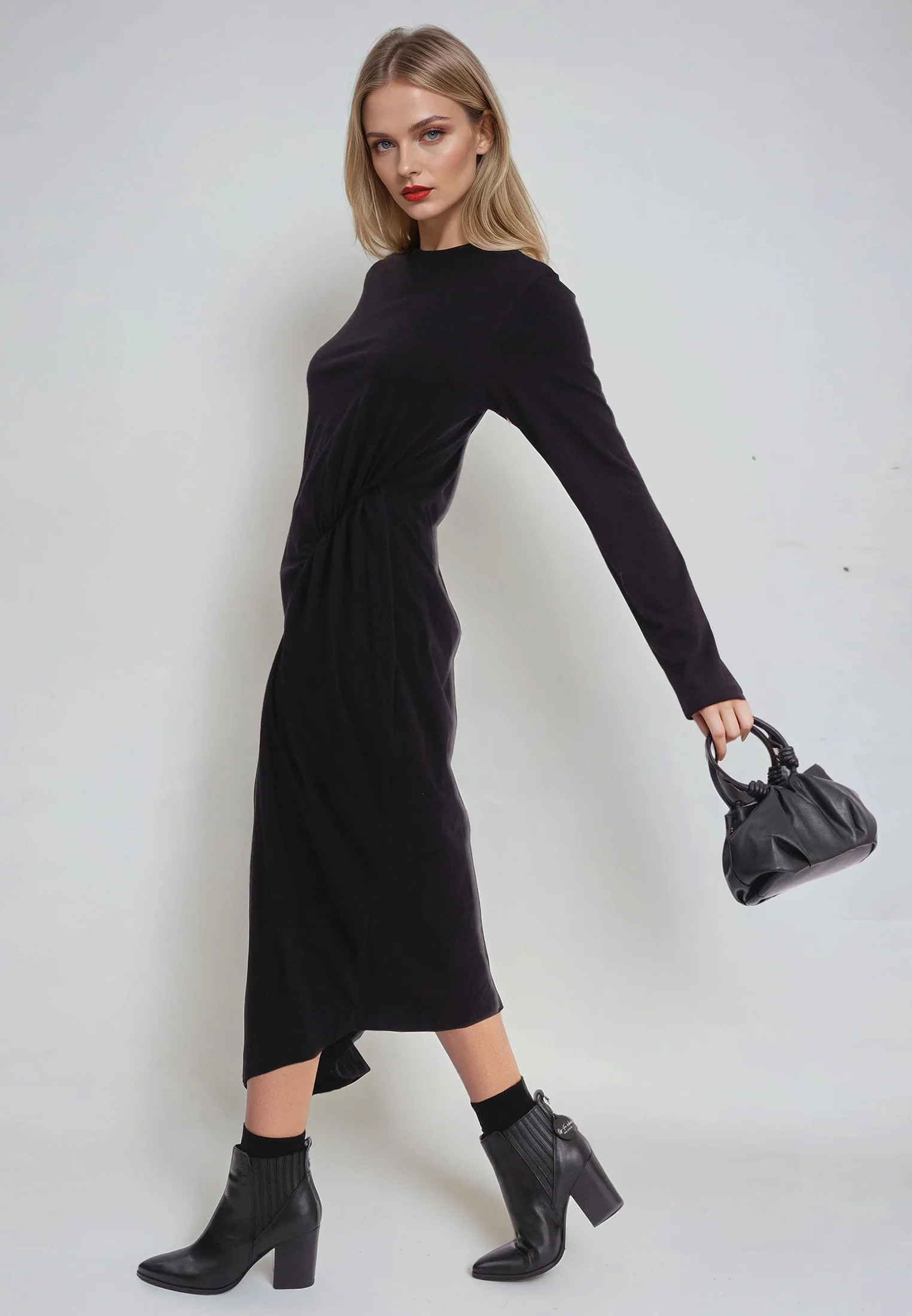 FLINT DRESS BLACK - Image 3