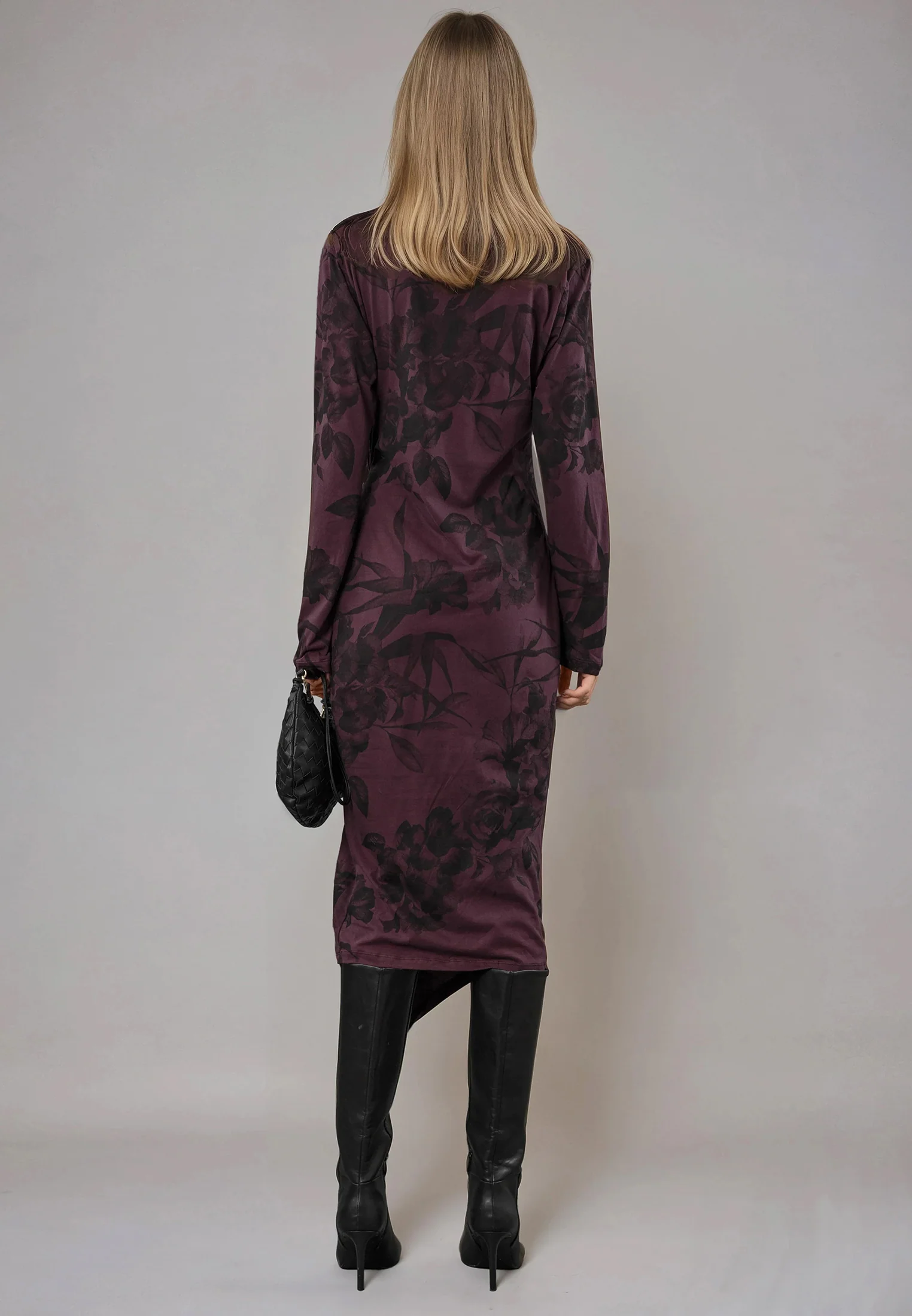 FLINT DRESS MAUVE WINE - Image 3