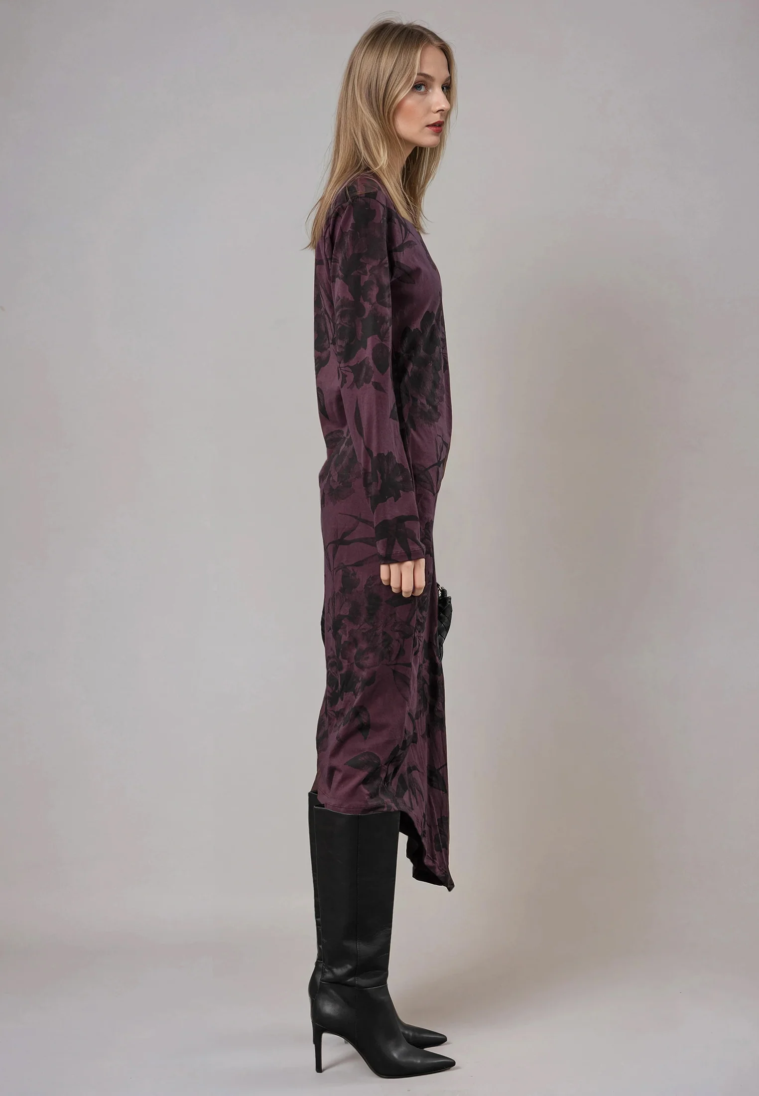 FLINT DRESS MAUVE WINE - Image 4