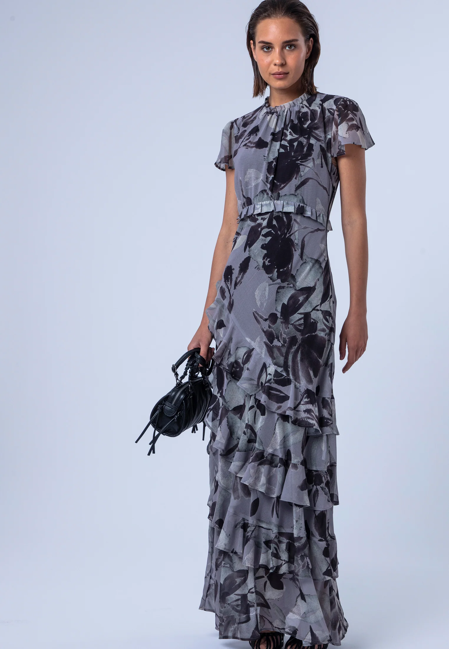 SIAN MAXI DRESS BLAZE NEUTRAL FLORAL - Image 4