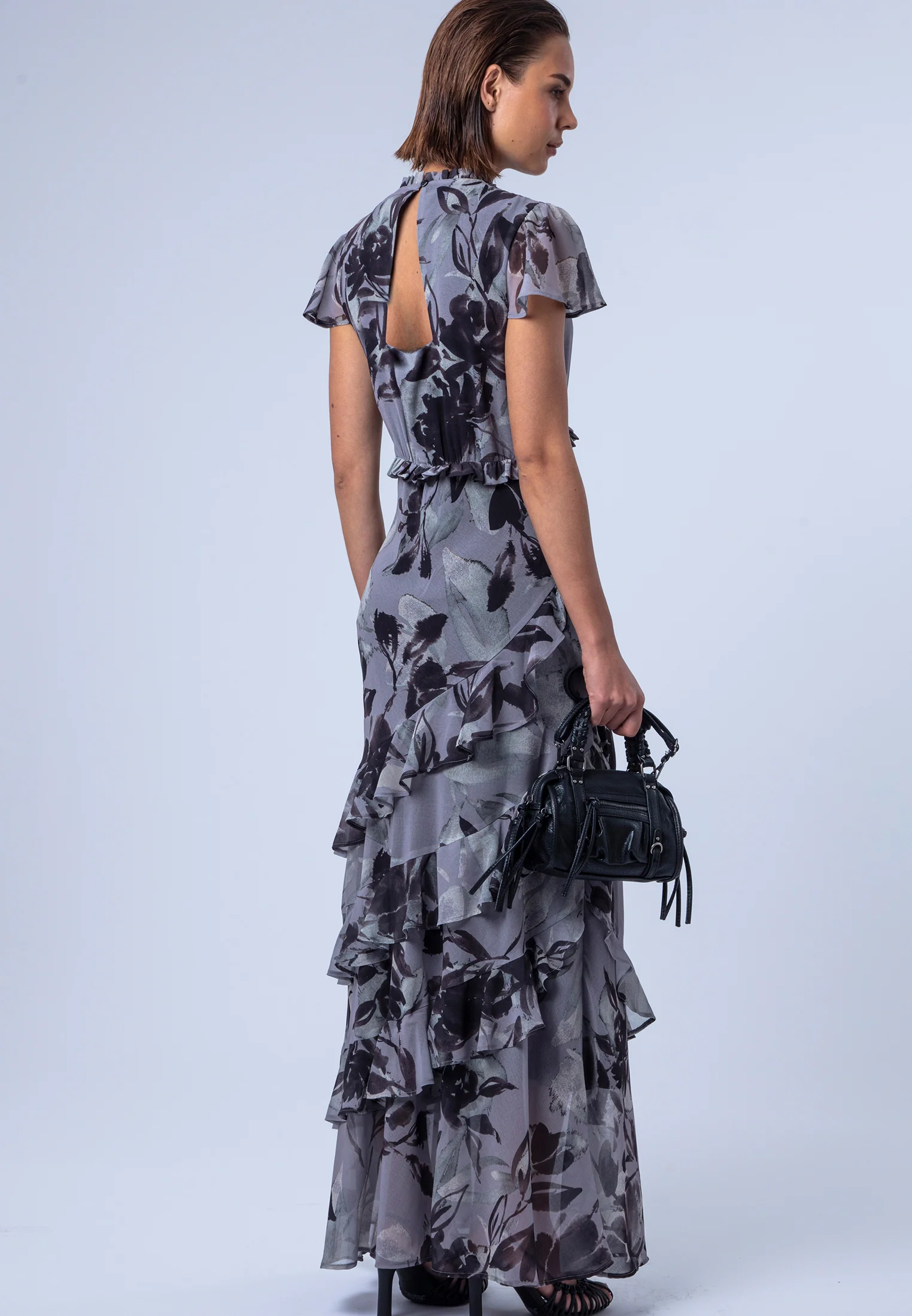SIAN MAXI DRESS BLAZE NEUTRAL FLORAL - Image 5