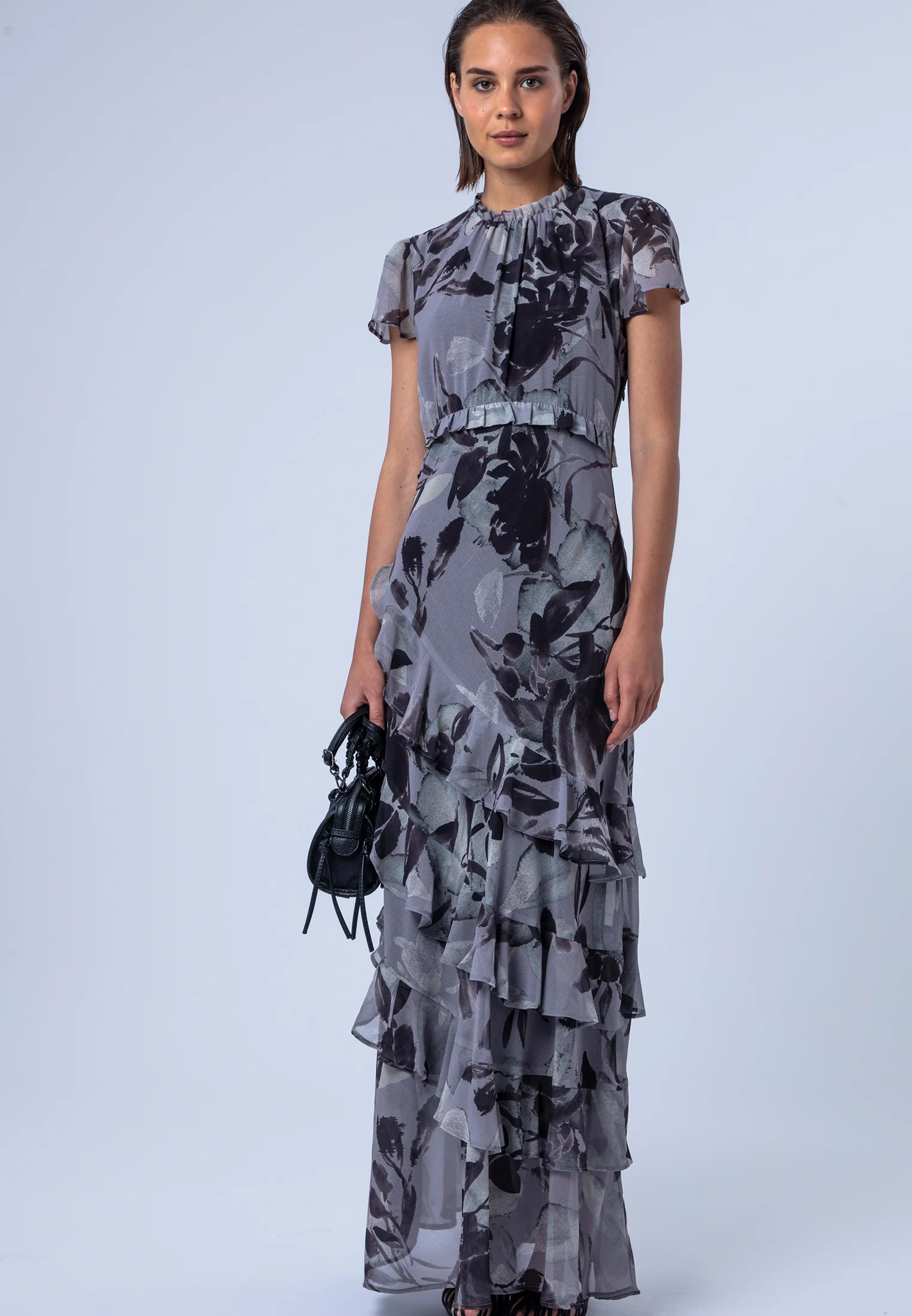 SIAN MAXI DRESS BLAZE NEUTRAL FLORAL - Image 8