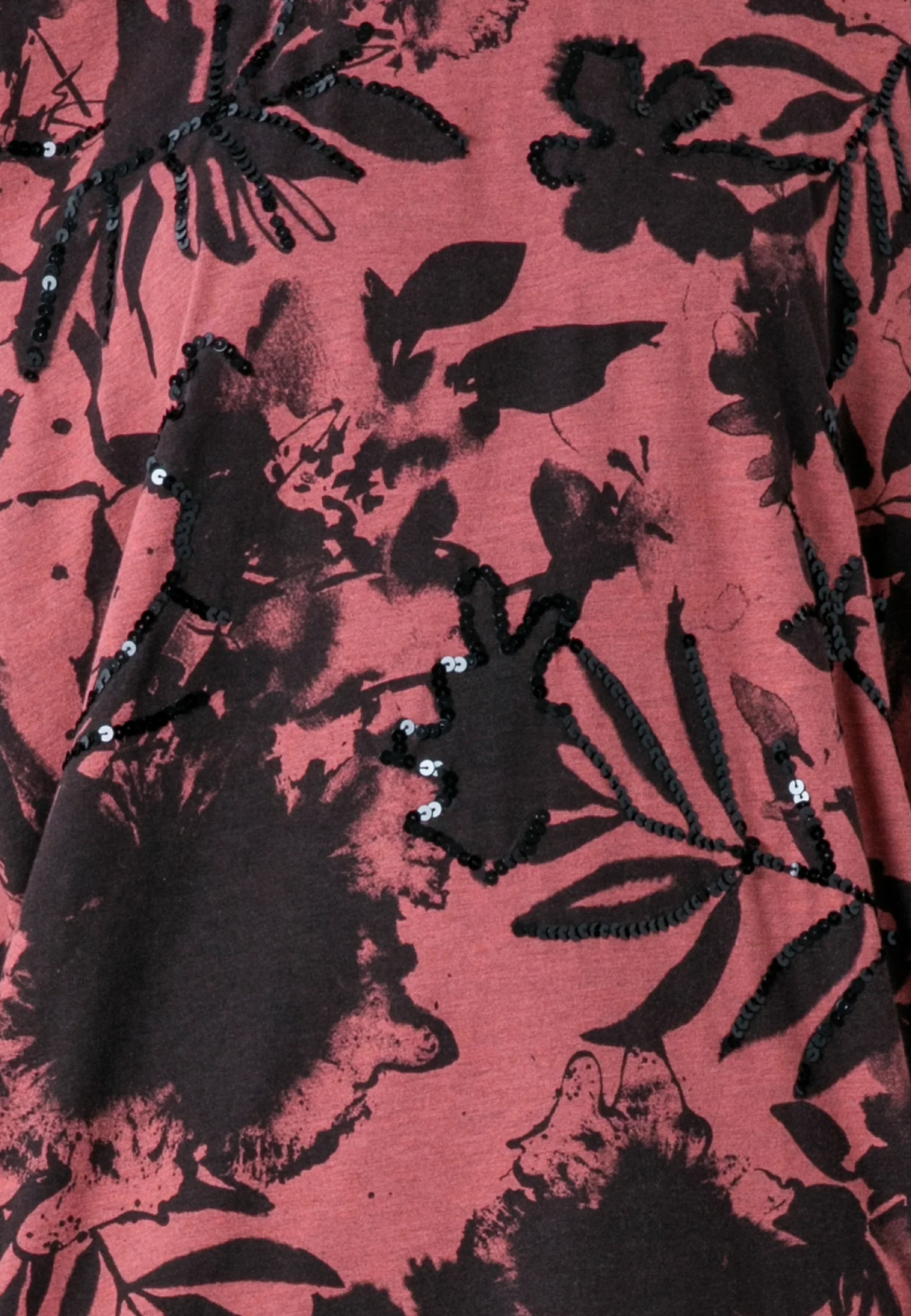 LIBBY BEADED TUNIC BURNT CORAL - Image 7