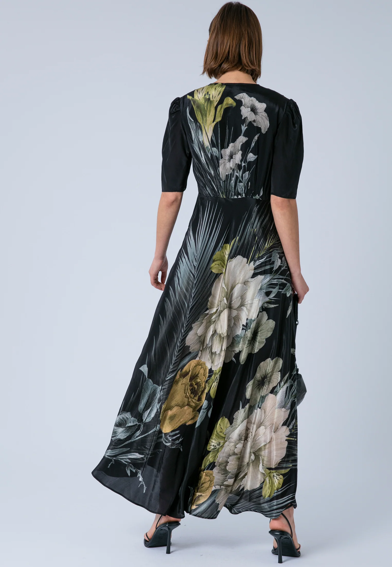 TAYLOR MAXI TEA DRESS CAMELLIA YELLOW - Image 4