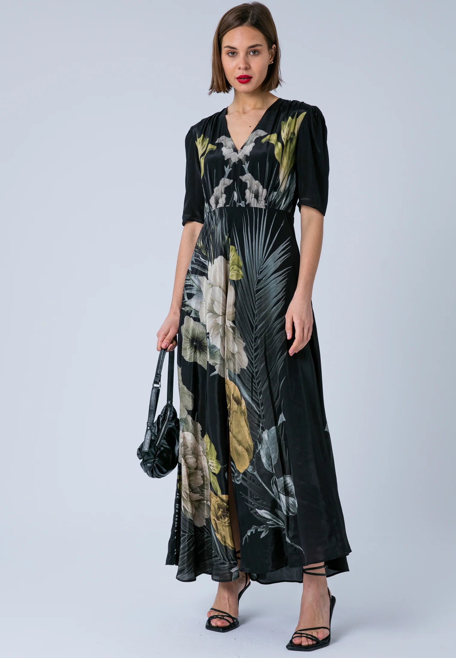 TAYLOR MAXI TEA DRESS CAMELLIA YELLOW - Image 5