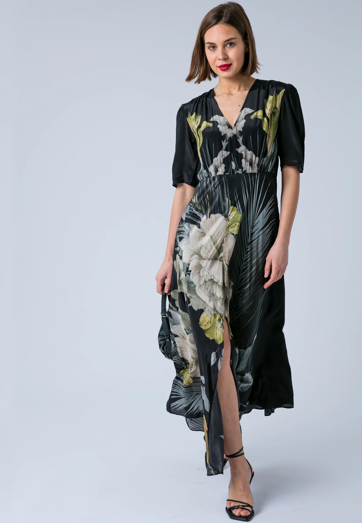 TAYLOR MAXI TEA DRESS CAMELLIA YELLOW - Image 7