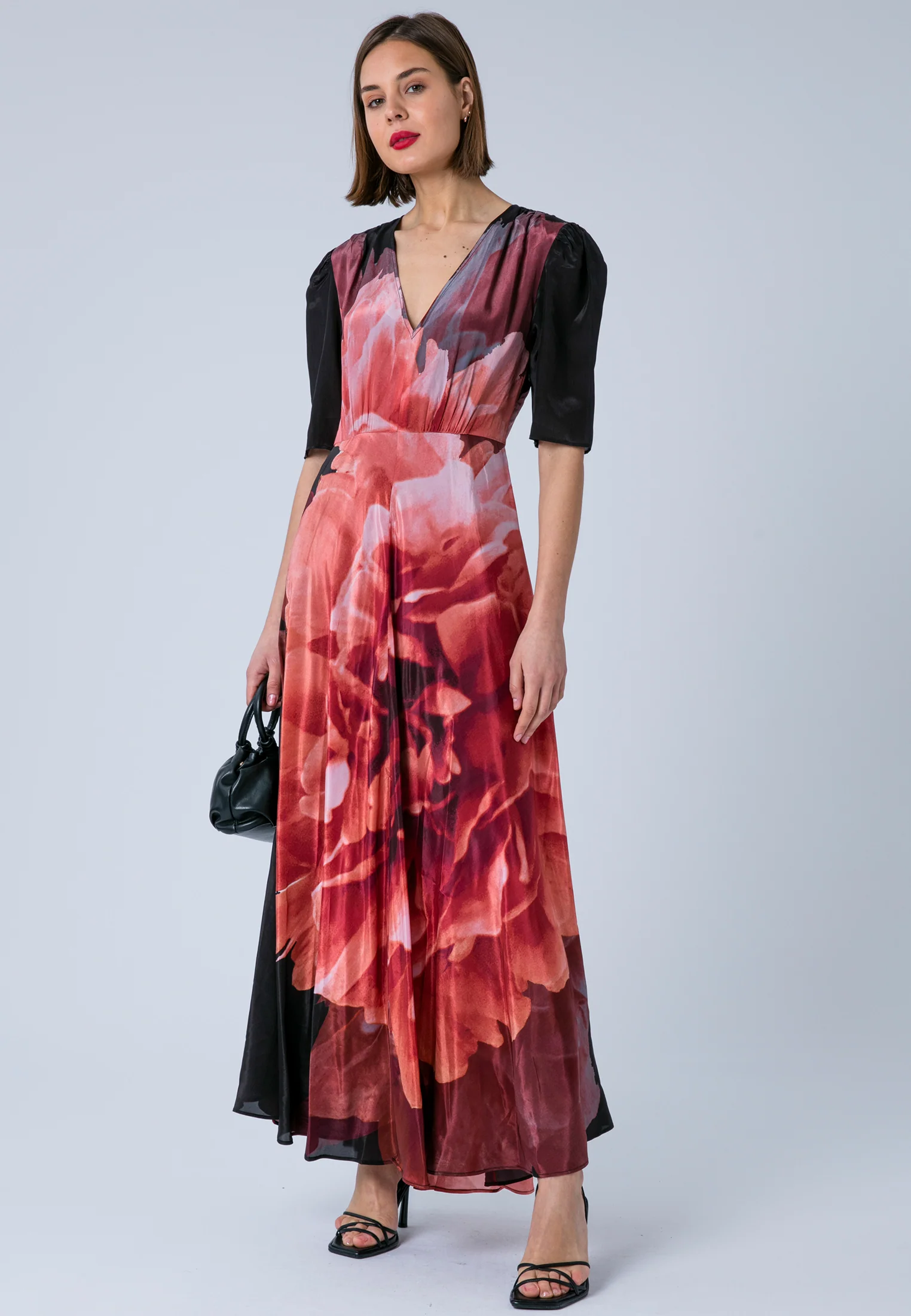 TAYLOR MAXI TEA DRESS PARADISE TERRACOTTA - Image 5