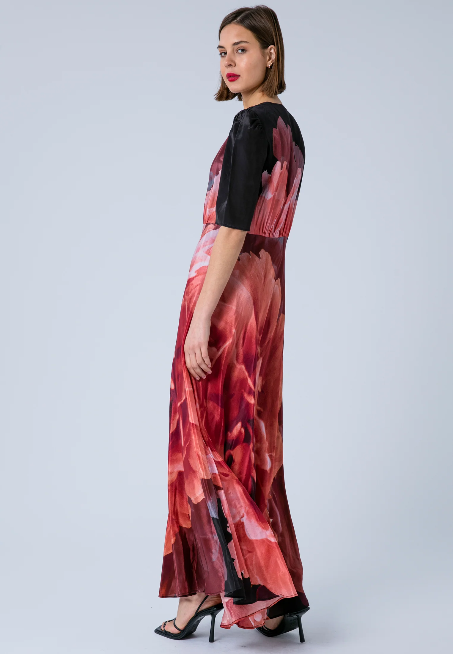 TAYLOR MAXI TEA DRESS PARADISE TERRACOTTA - Image 8