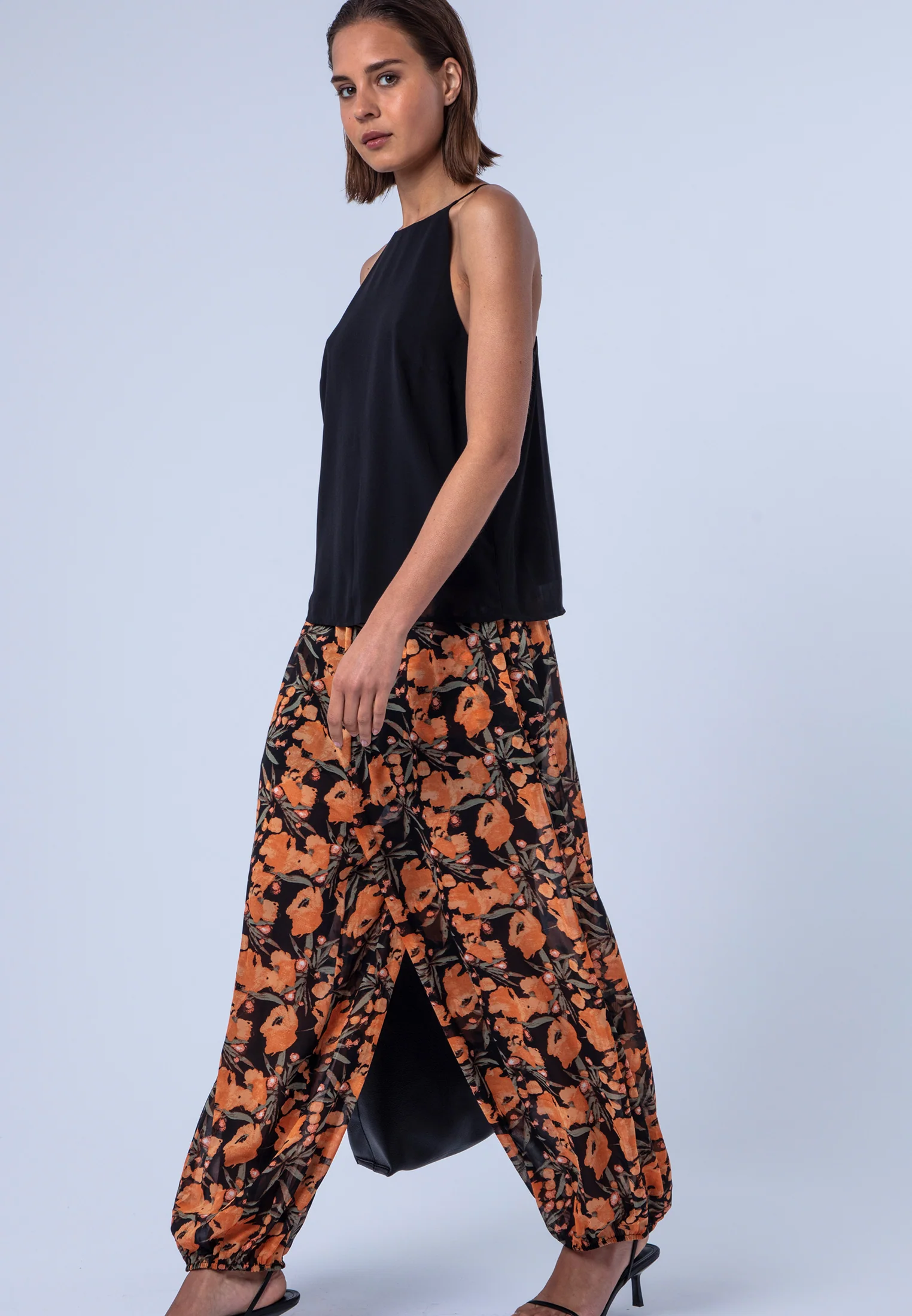 HELENA TROUSERS PRIME ORANGE FLORAL - Image 6