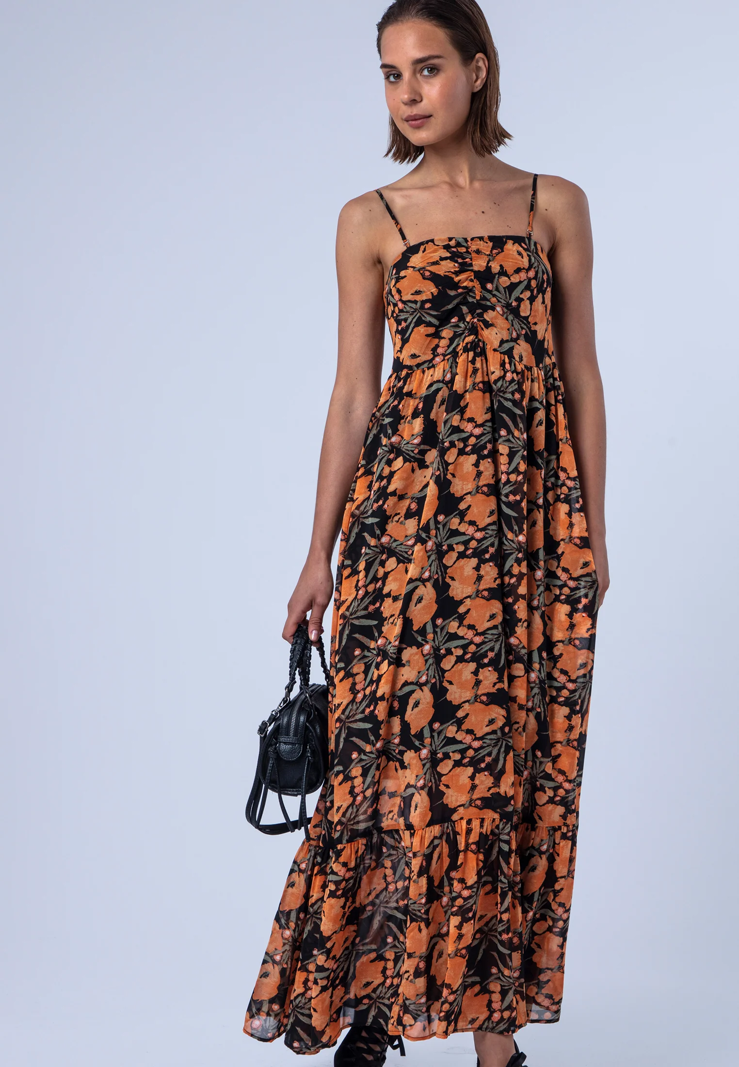 HARPER MAXI DRESS PRIME ORANGE FLORAL - Image 7