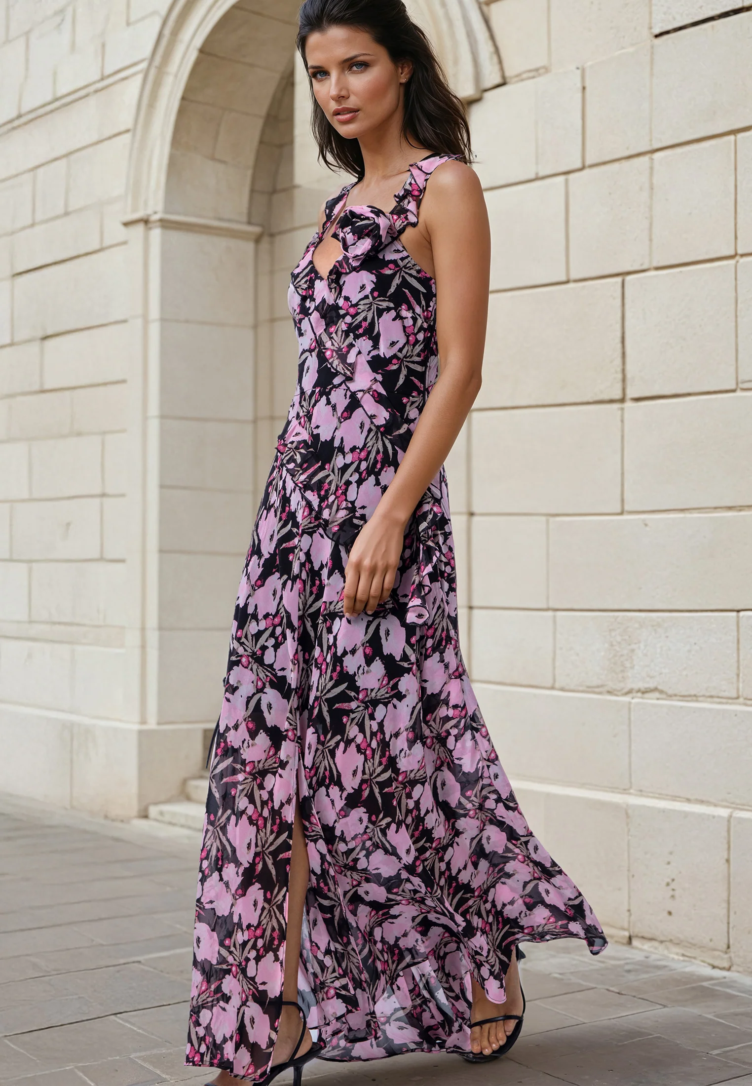 DREAM MAXI DRESS PRIME PINK FLORAL - Image 2