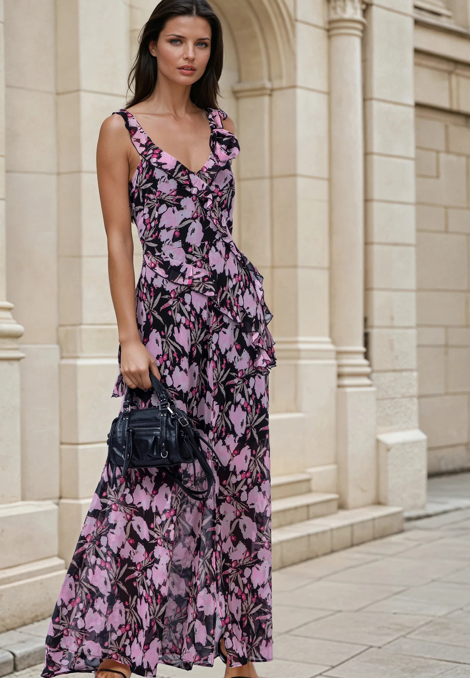 DREAM MAXI DRESS PRIME PINK FLORAL - Image 3