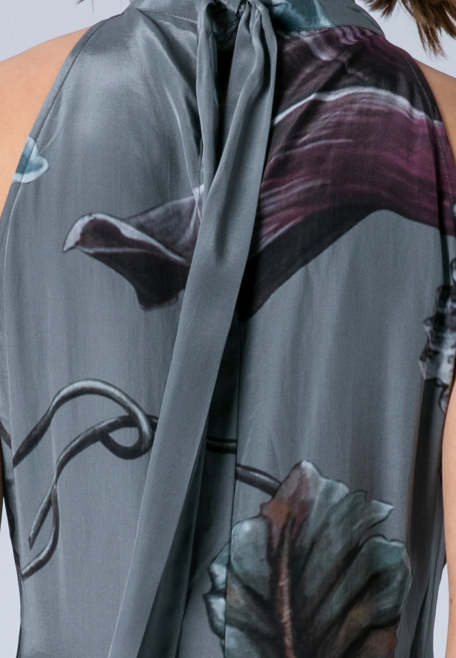 DENISE MAXI DRESS FLORAL TAUPE - Image 10
