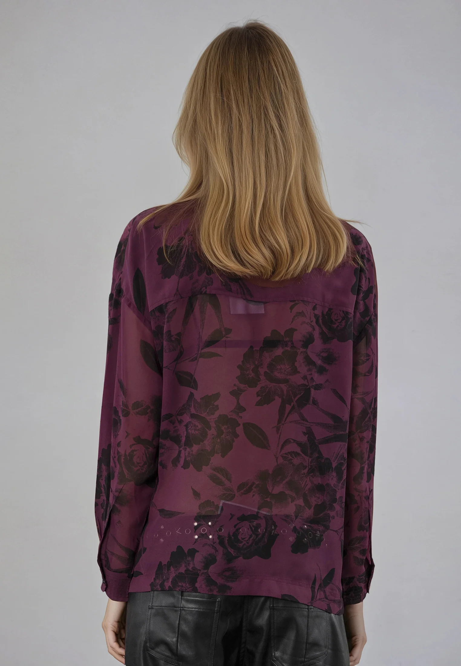 FREYA SHIRT ROSA MAUVE WINE - Image 3