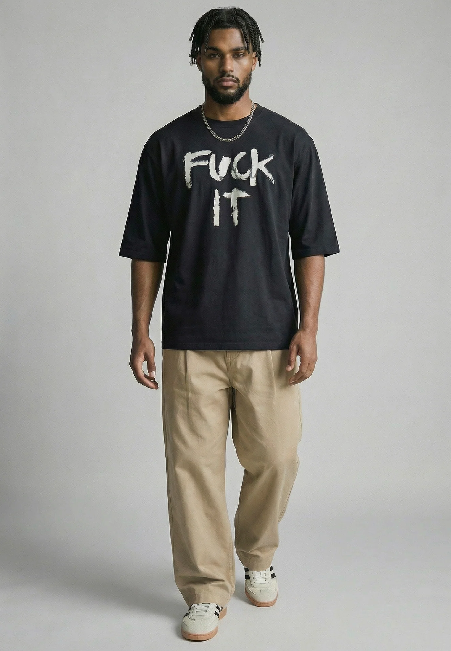 FUCK IT T-SHIRT BLACK - Image 5