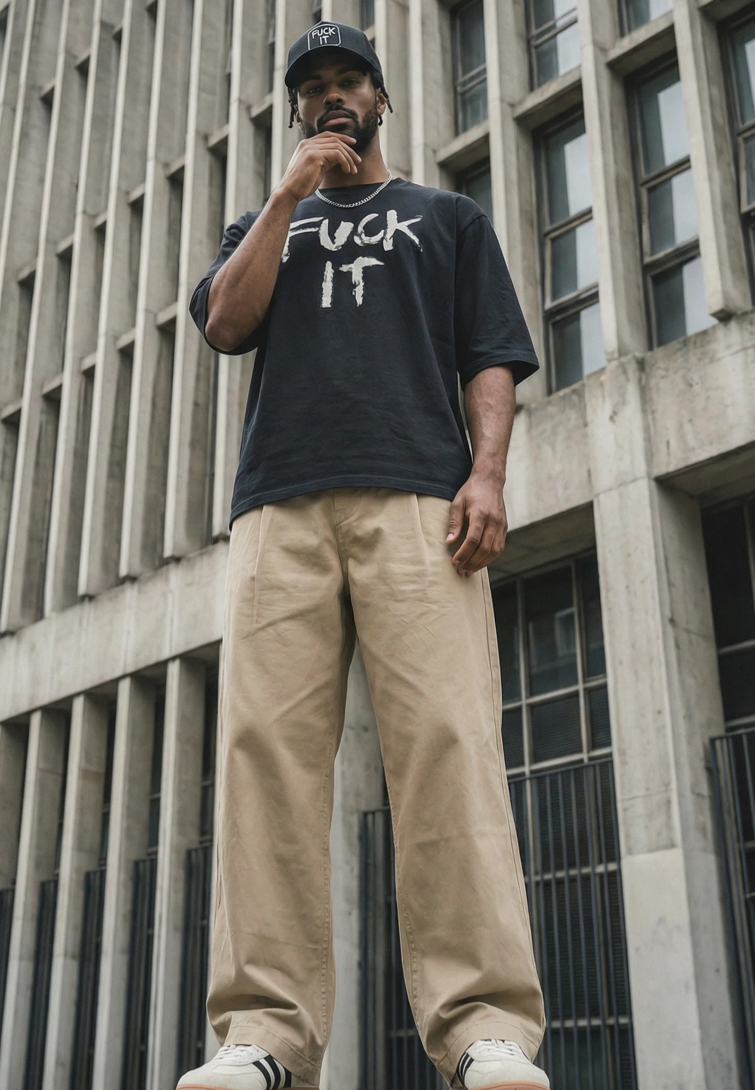 FUCK IT T-SHIRT BLACK - Image 6