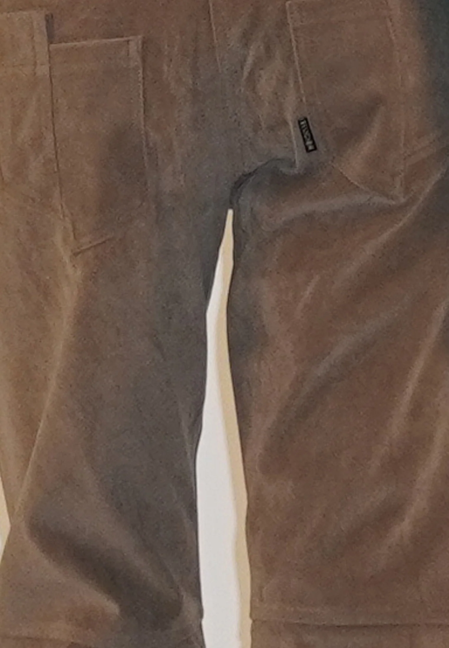 GALAXY SUEDE TROUSER BROWN - Image 6