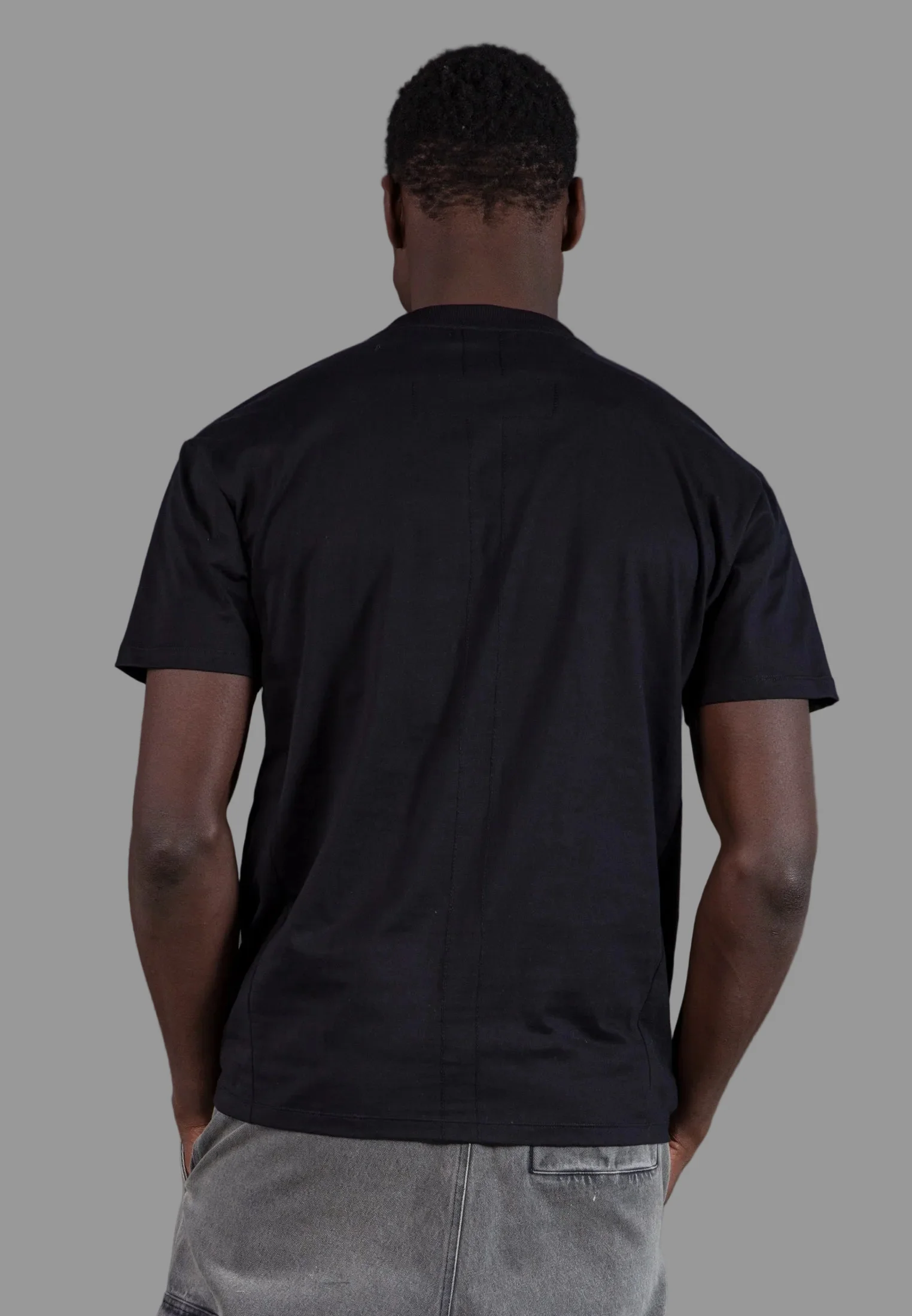 GEOMETRIC SKULL T-SHIRT BLACK - Image 2