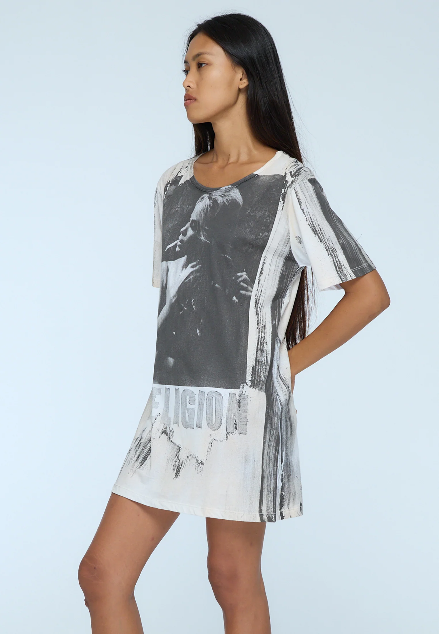 GIRL SMOKING DRESS WHITE - Image 6