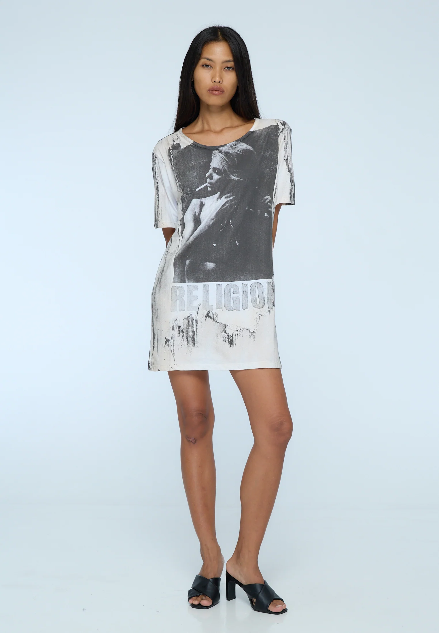 GIRL SMOKING DRESS WHITE - Image 7