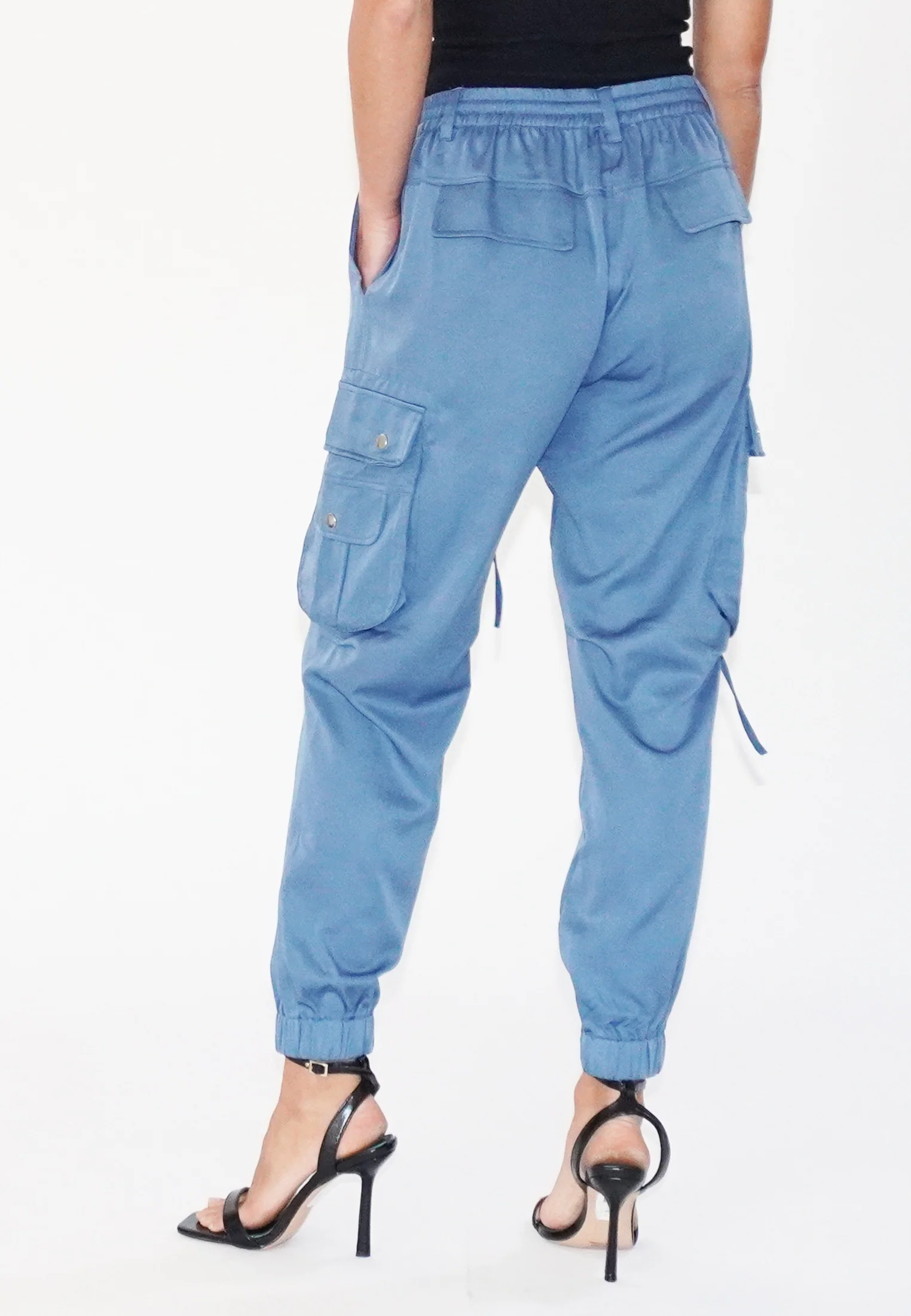 GLOW BLUE CARGO TROUSERS - Image 4