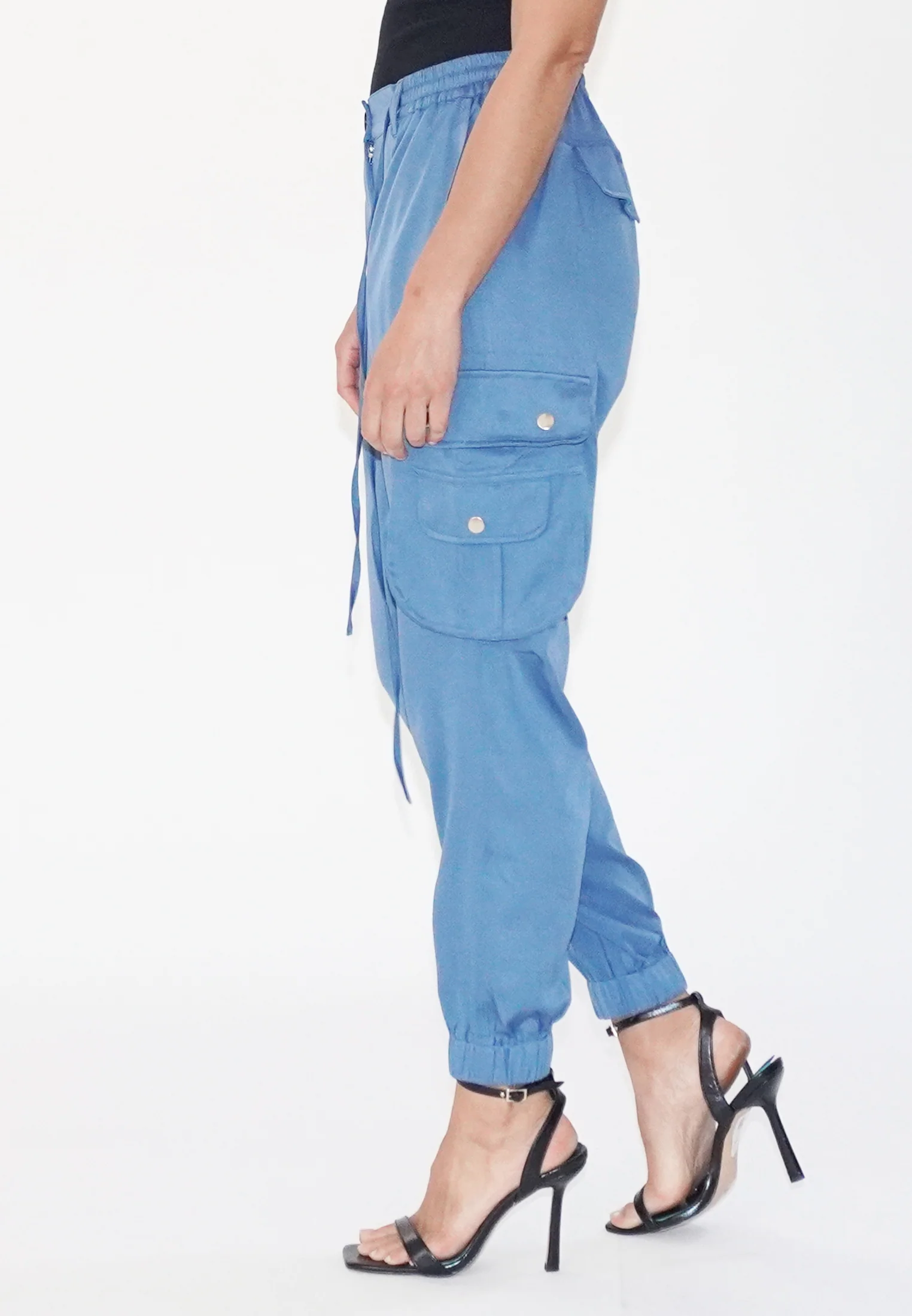 GLOW BLUE CARGO TROUSERS - Image 5
