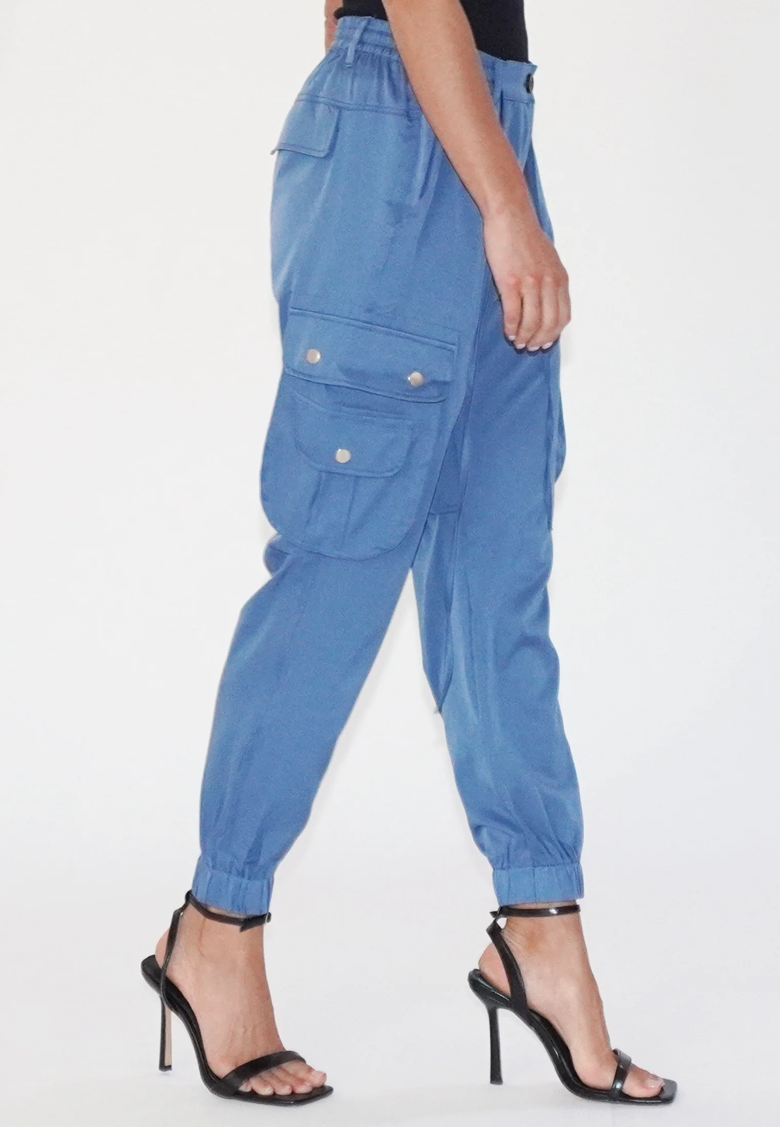 GLOW BLUE CARGO TROUSERS - Image 6
