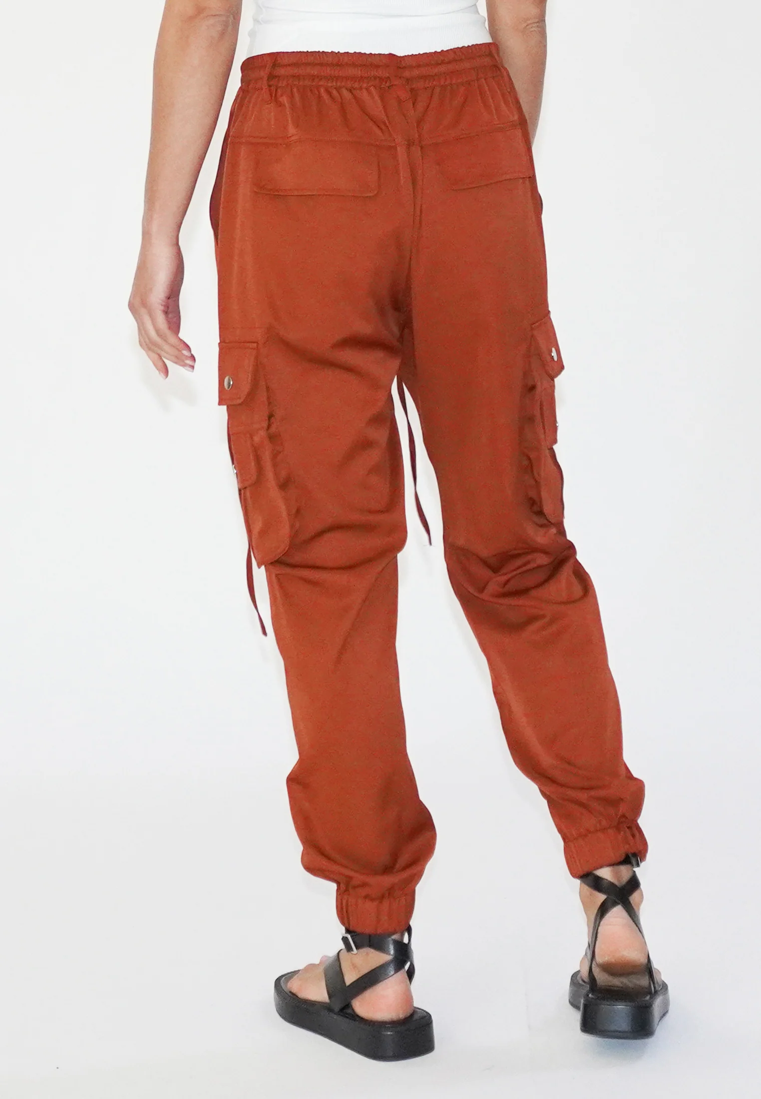 GLOW COPPER CARGO TROUSERS - Image 4