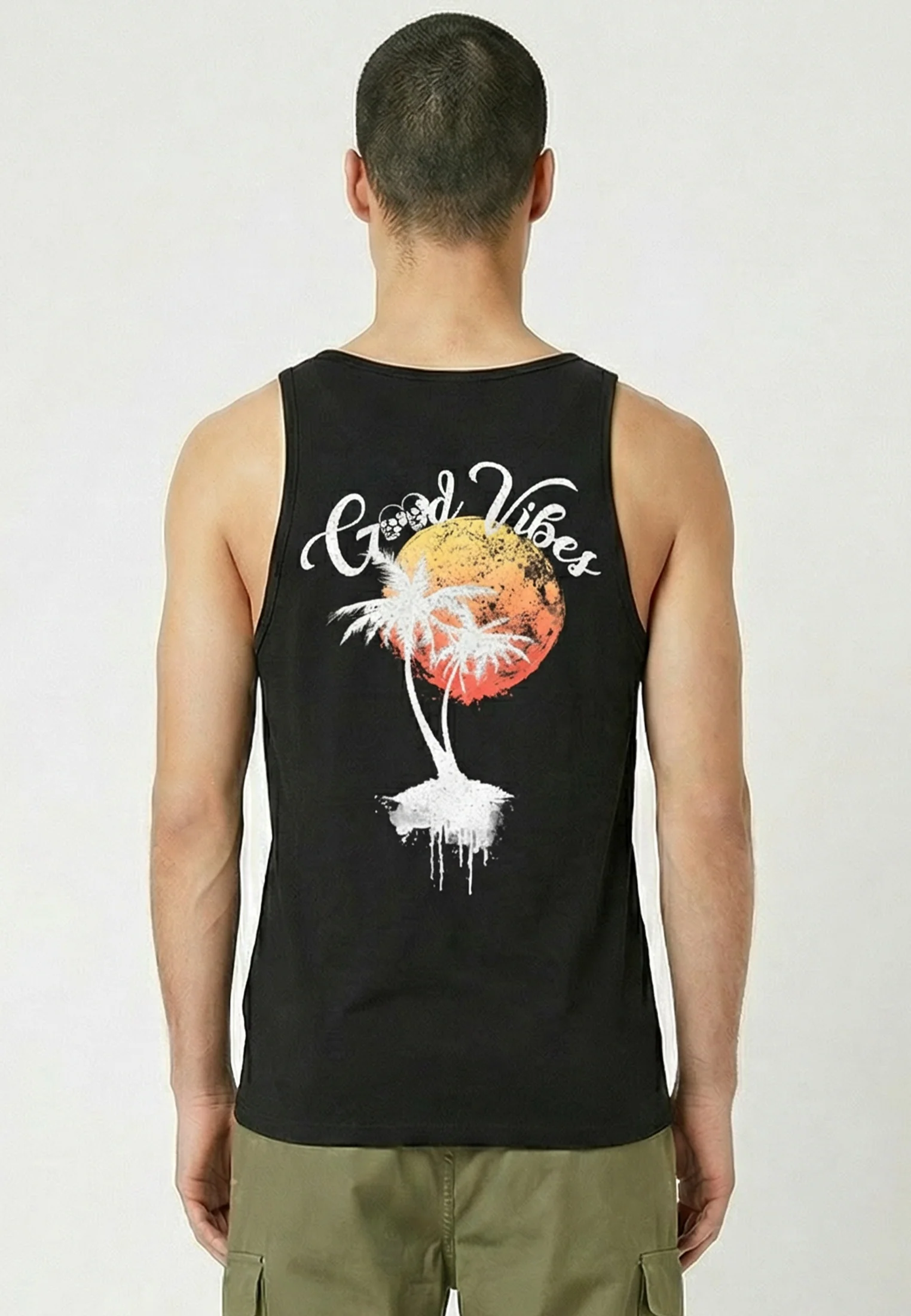 GOOD VIBES VEST BLACK - Image 2