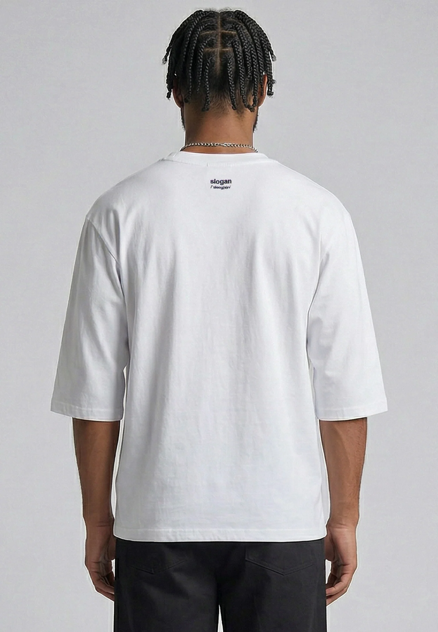 HARD TIMES T-SHIRT WHITE - Image 3