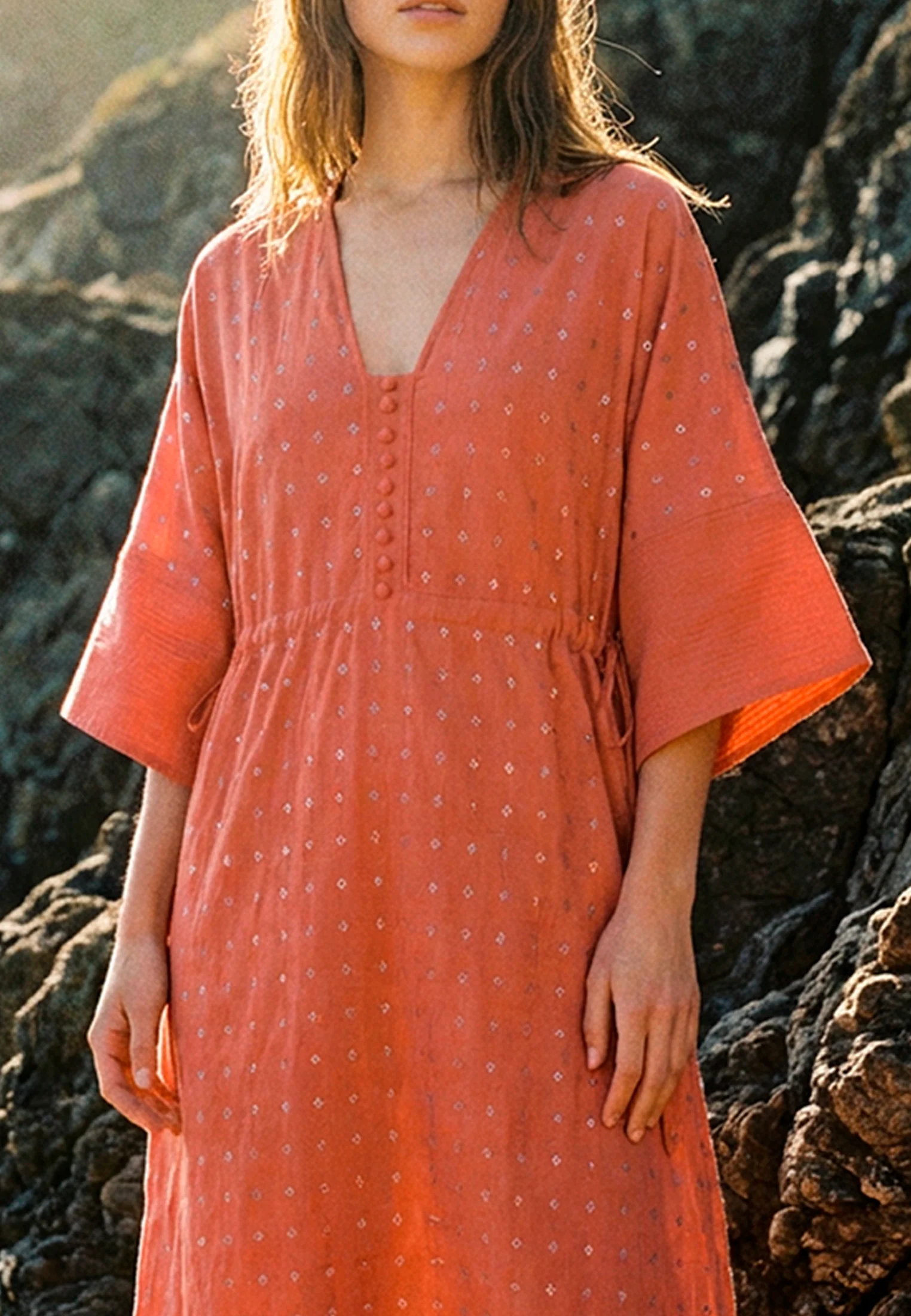 HELENA KAFTAN BURNT SIENNA - Image 2