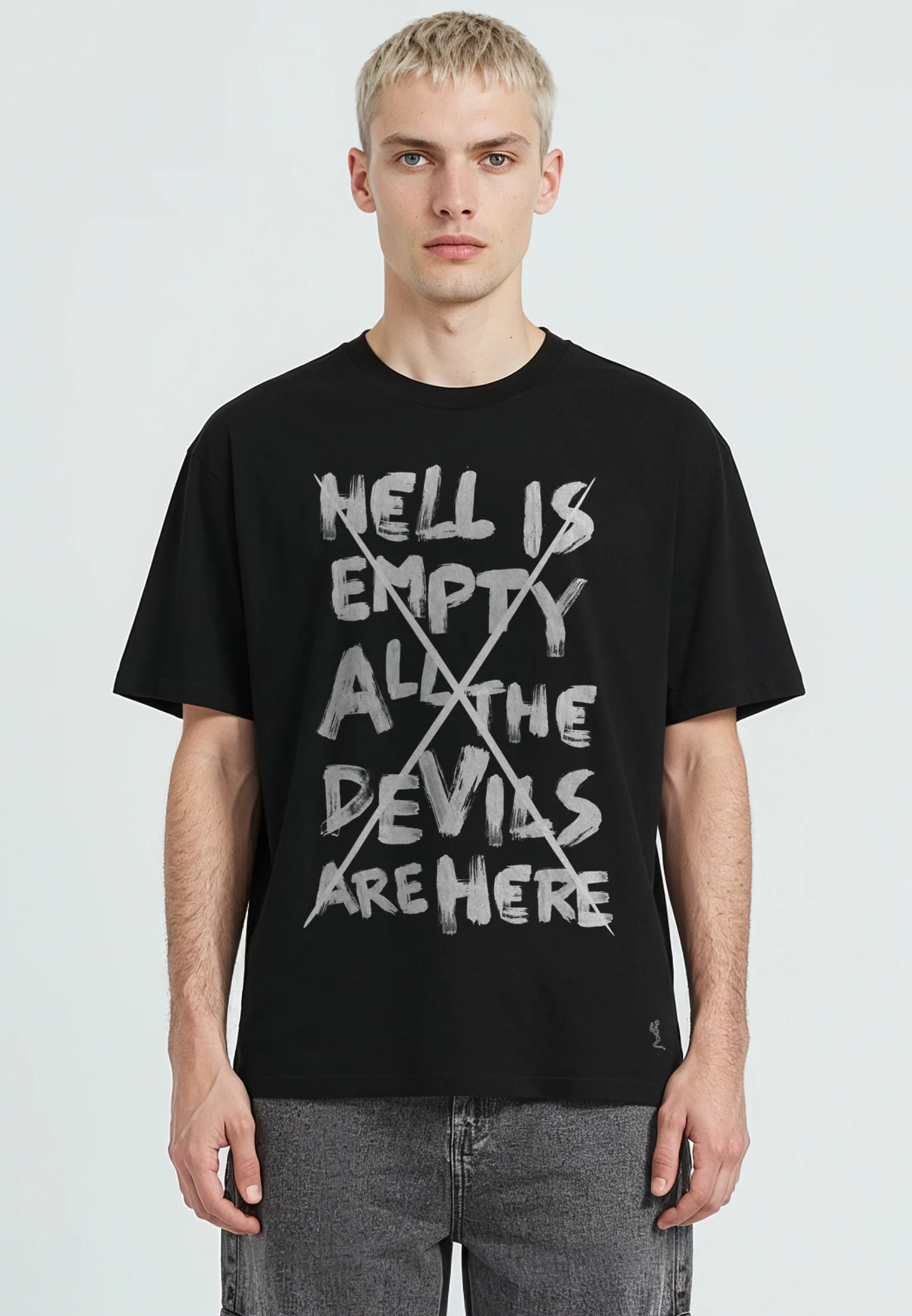 HELL IS EMPTY T-SHIRT BLACK - Image 2