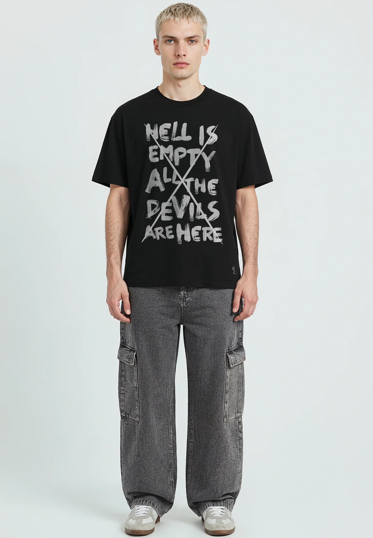 HELL IS EMPTY T-SHIRT BLACK - Image 3