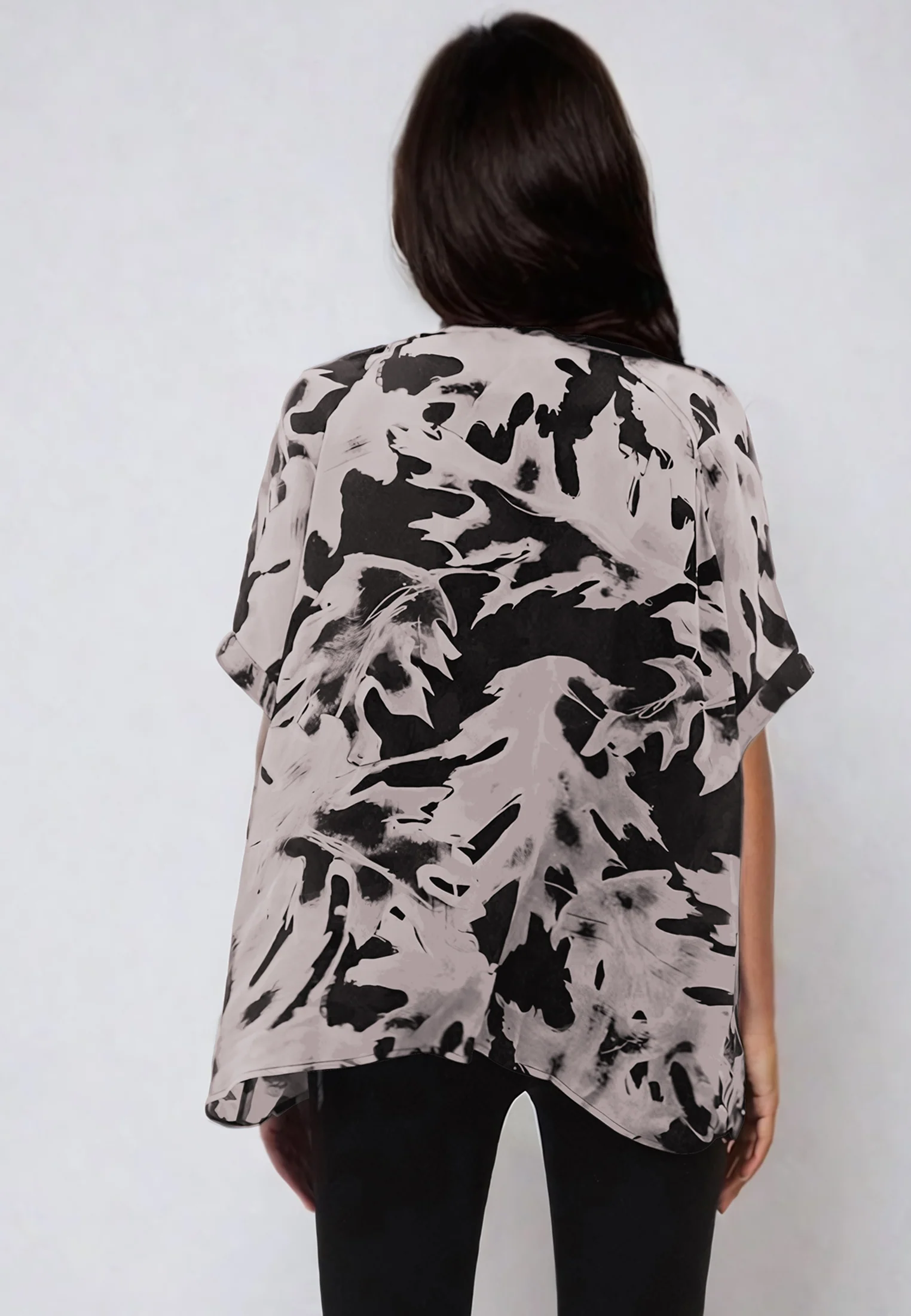 HIDDEN BLOUSE CAMO BLACK - Image 4