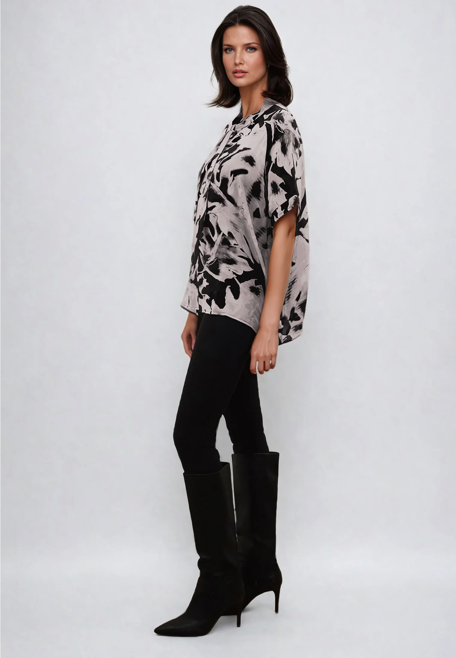 HIDDEN BLOUSE CAMO BLACK - Image 6