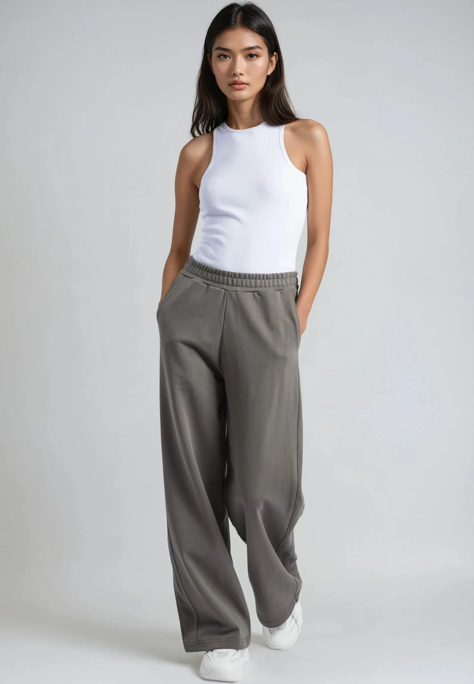 HIGH NECK VEST WHITE - Image 3