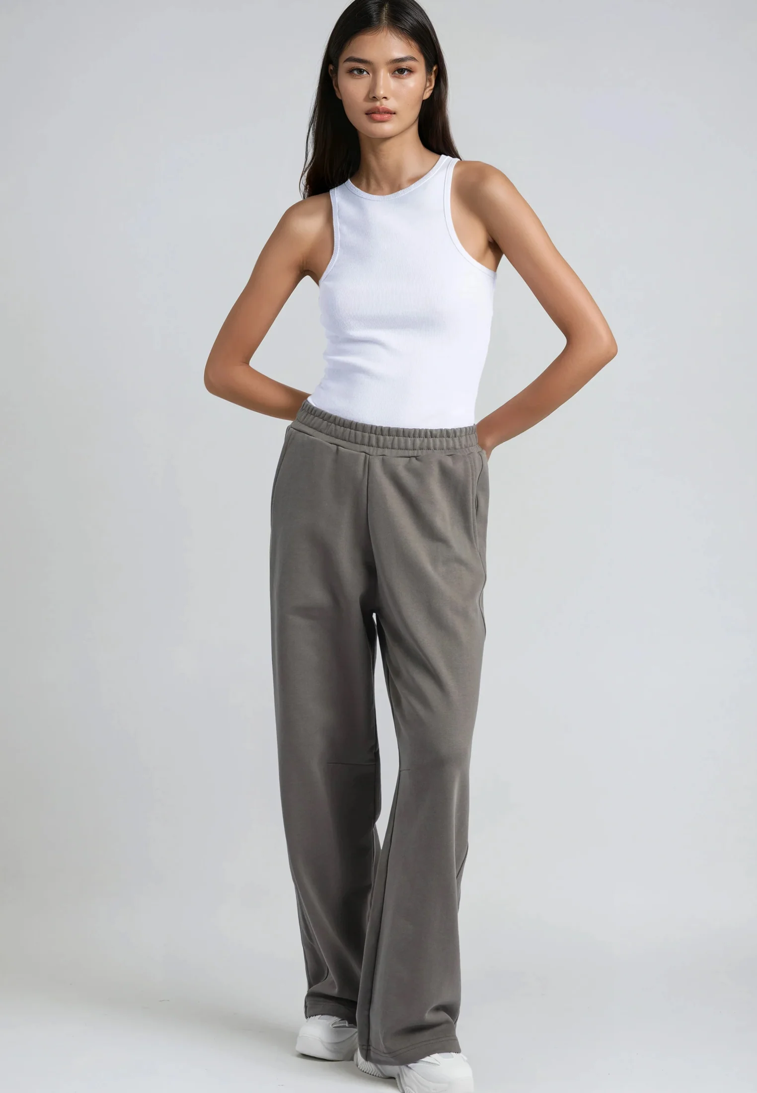 HIGH NECK VEST WHITE - Image 5