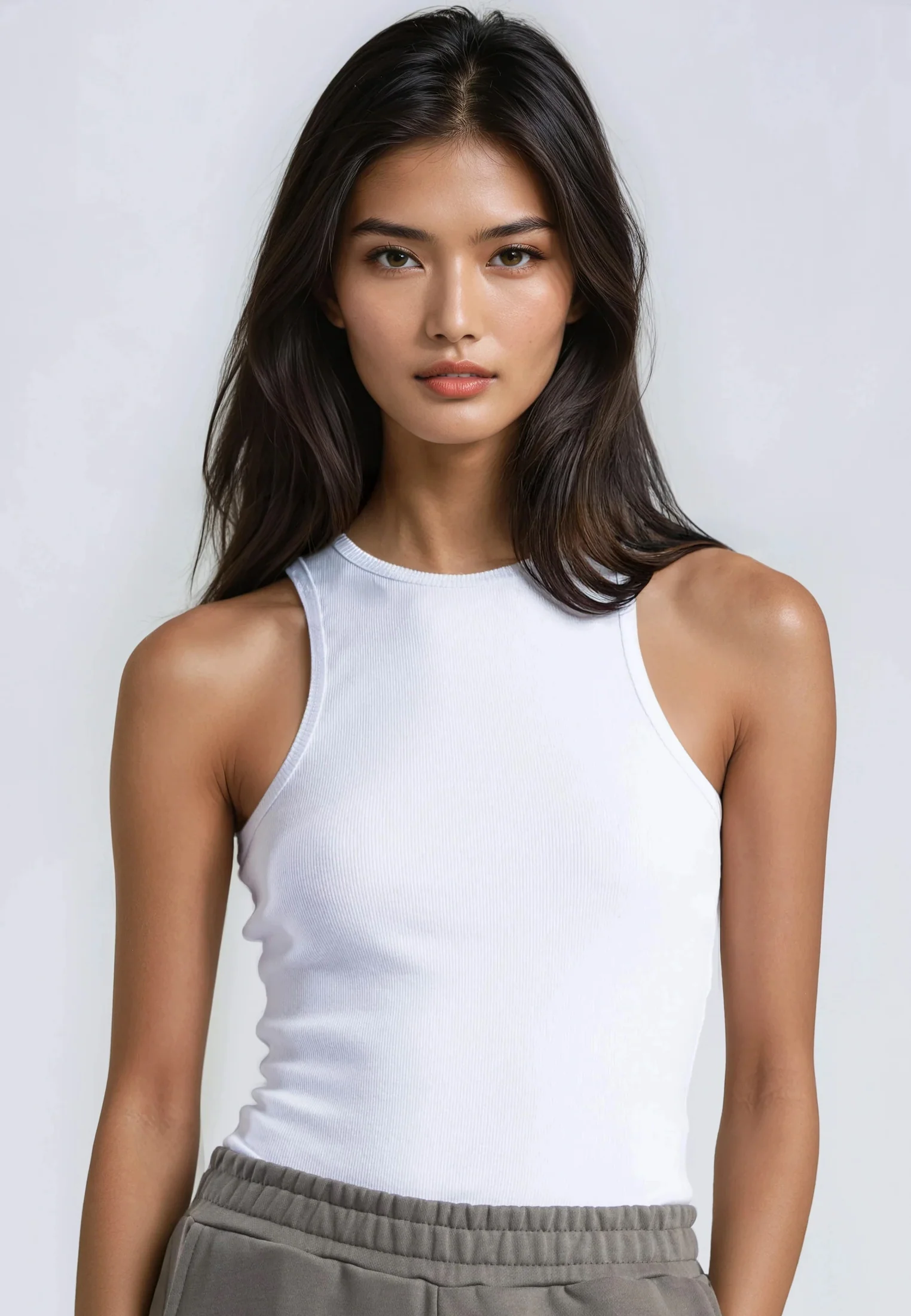 HIGH NECK VEST WHITE - Image 6
