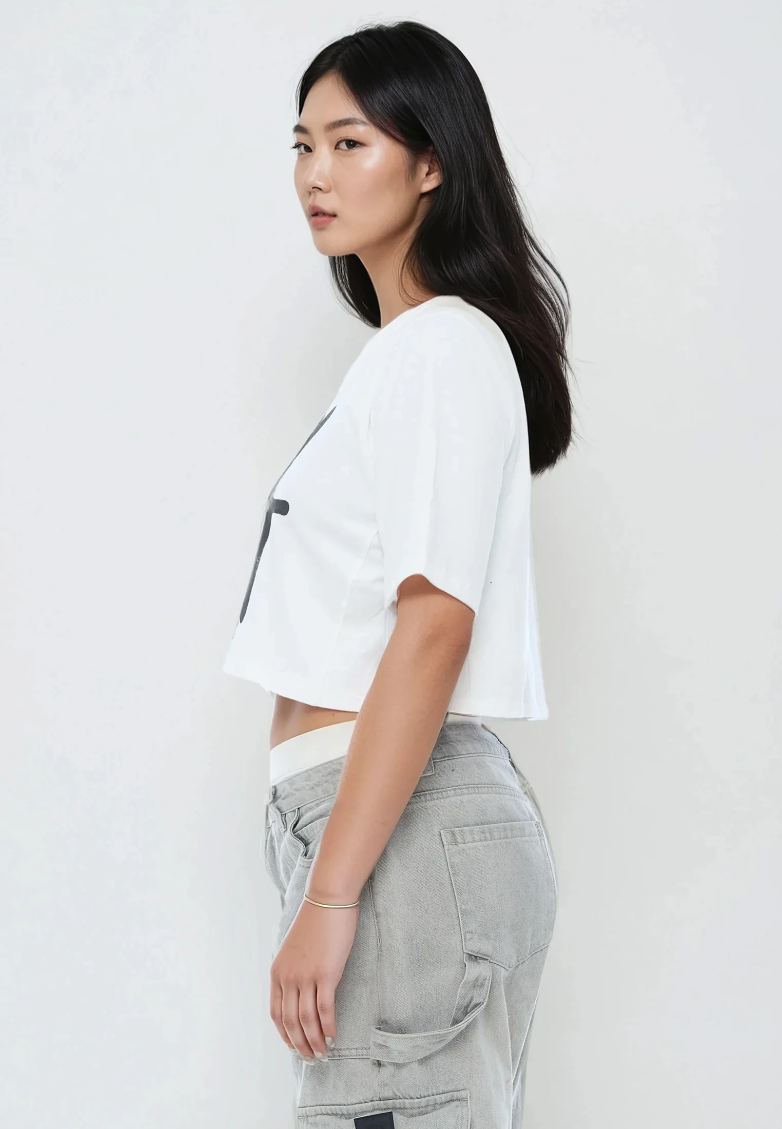 HOLY SHIT CROP TOP WHITE - Image 6