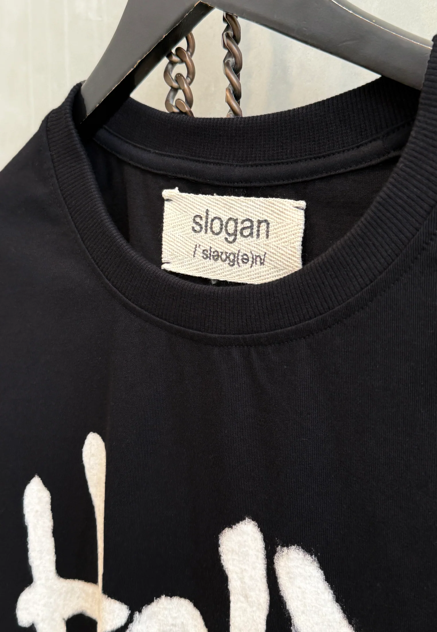 HOLY SHIT OVERSIZED T-SHIRT BLACK - Image 4