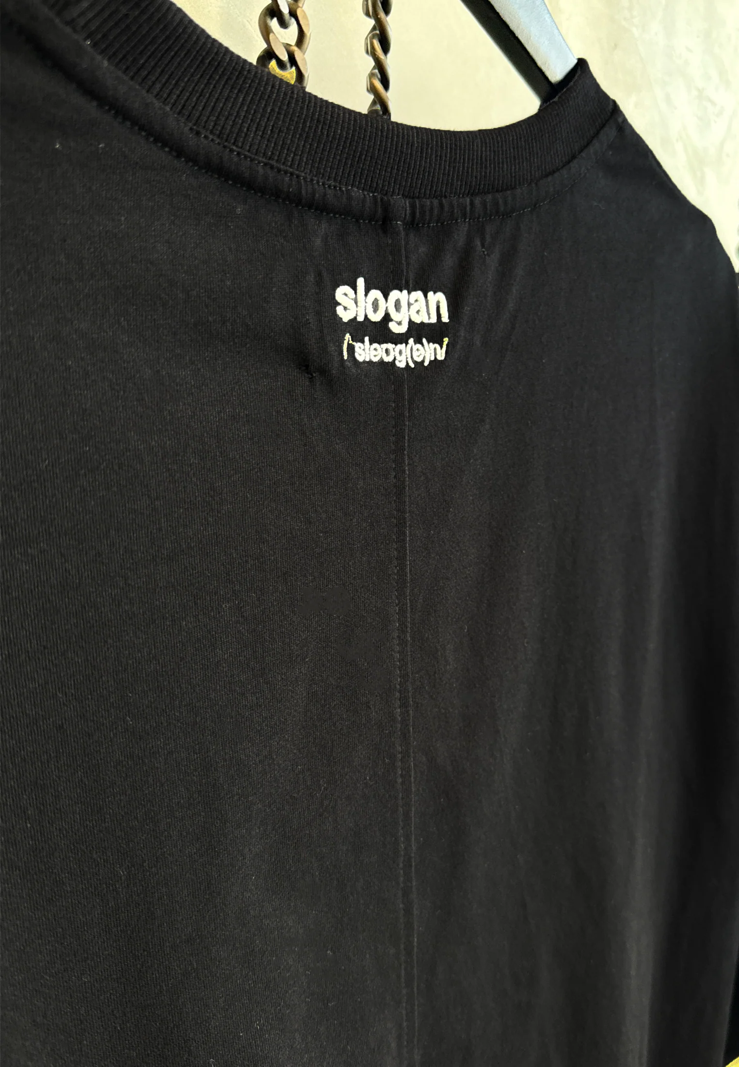 HOLY SHIT OVERSIZED T-SHIRT BLACK - Image 5