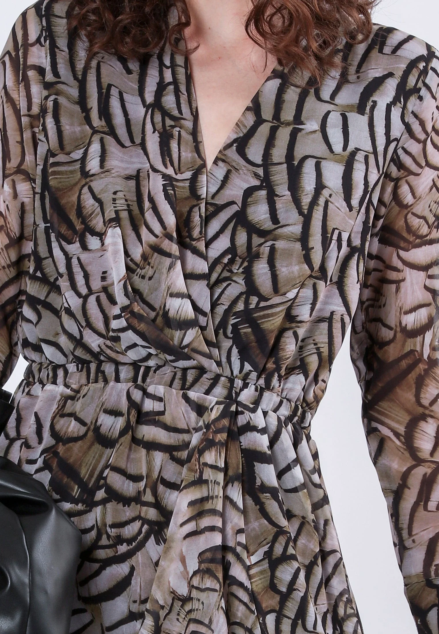 INDIUM DRESS PLUME PRINT - Image 3