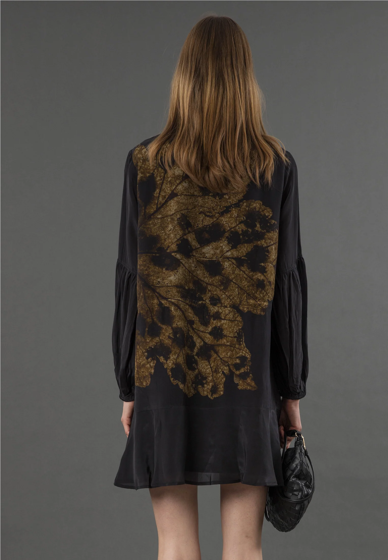 TWIST DRESS OBSIDIAN MUSTARD - Image 5