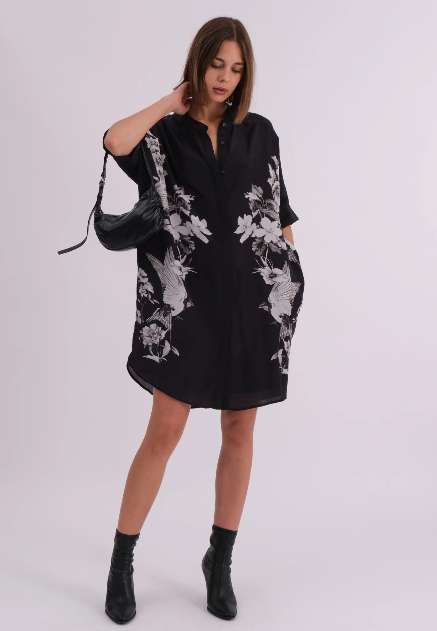 INVERSION TUNIC SWALLOW PRINT - Image 3